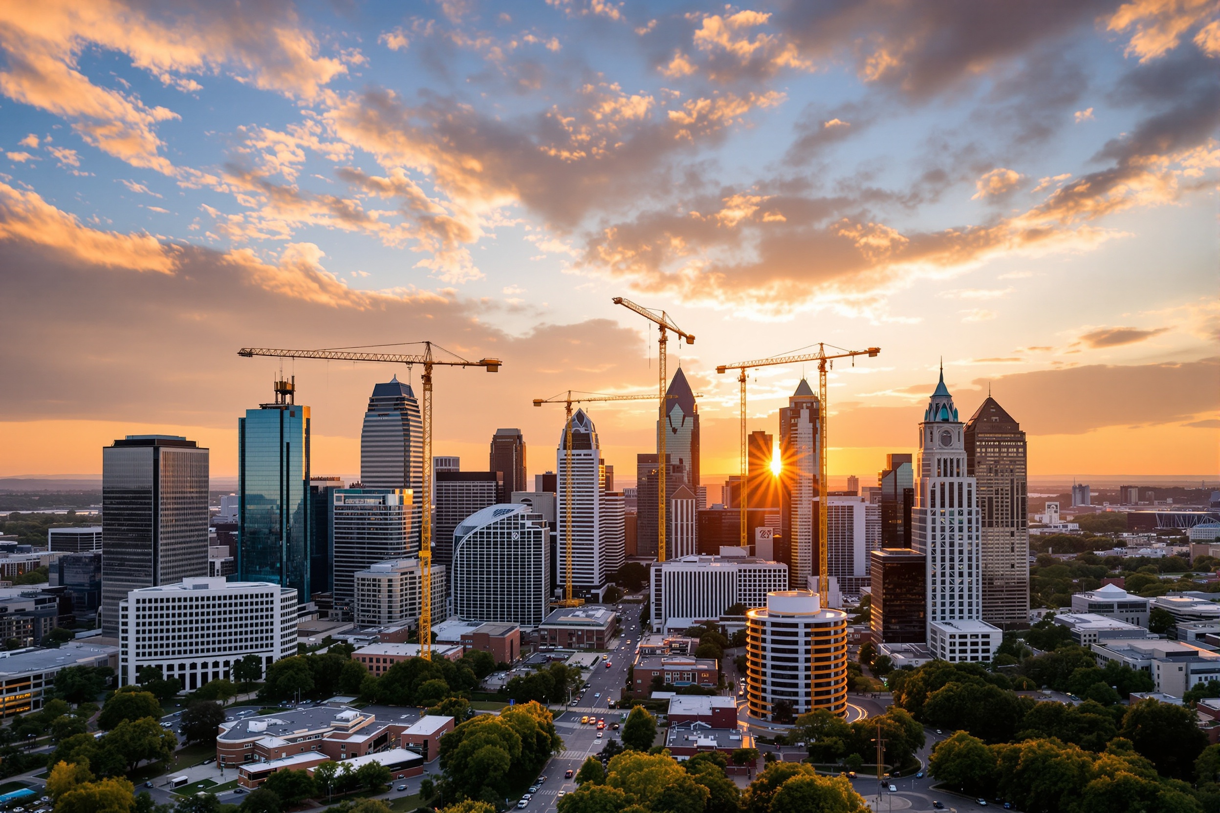 Charlotte North Carolina skyline
