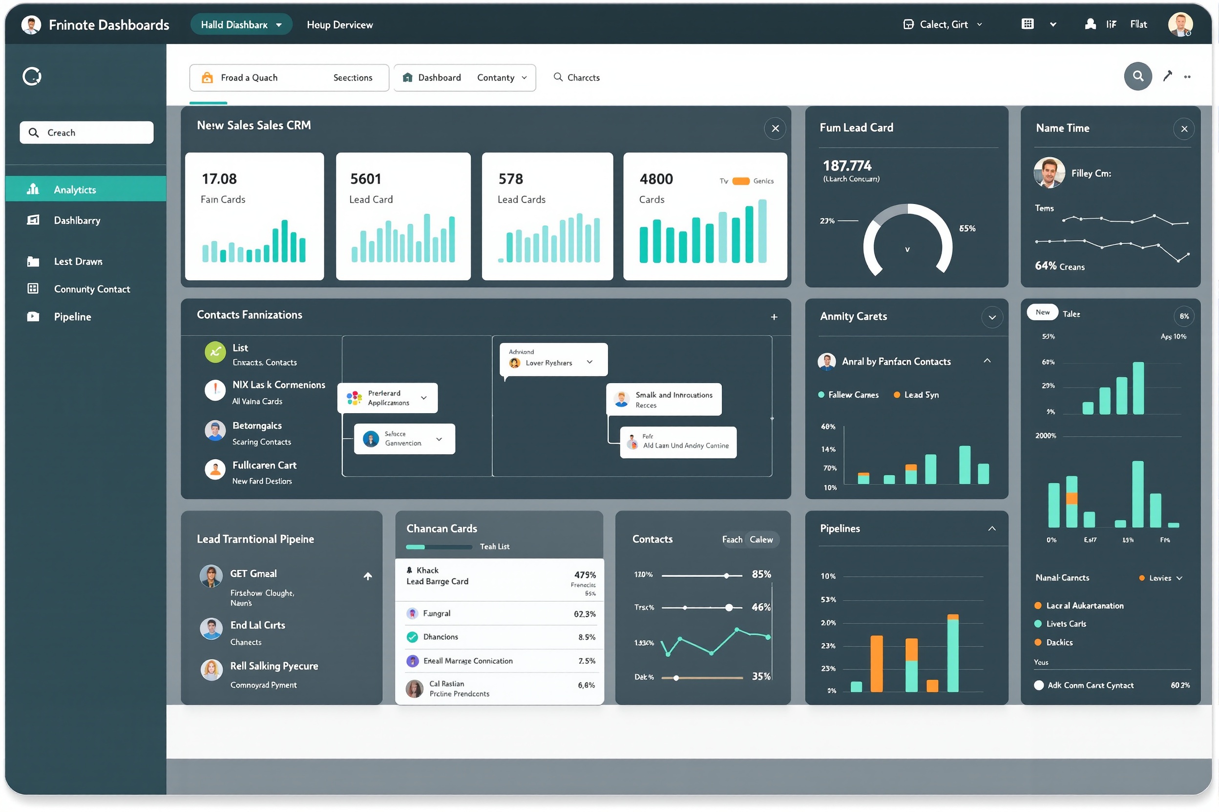 Creatio Sales Automation Dashboard