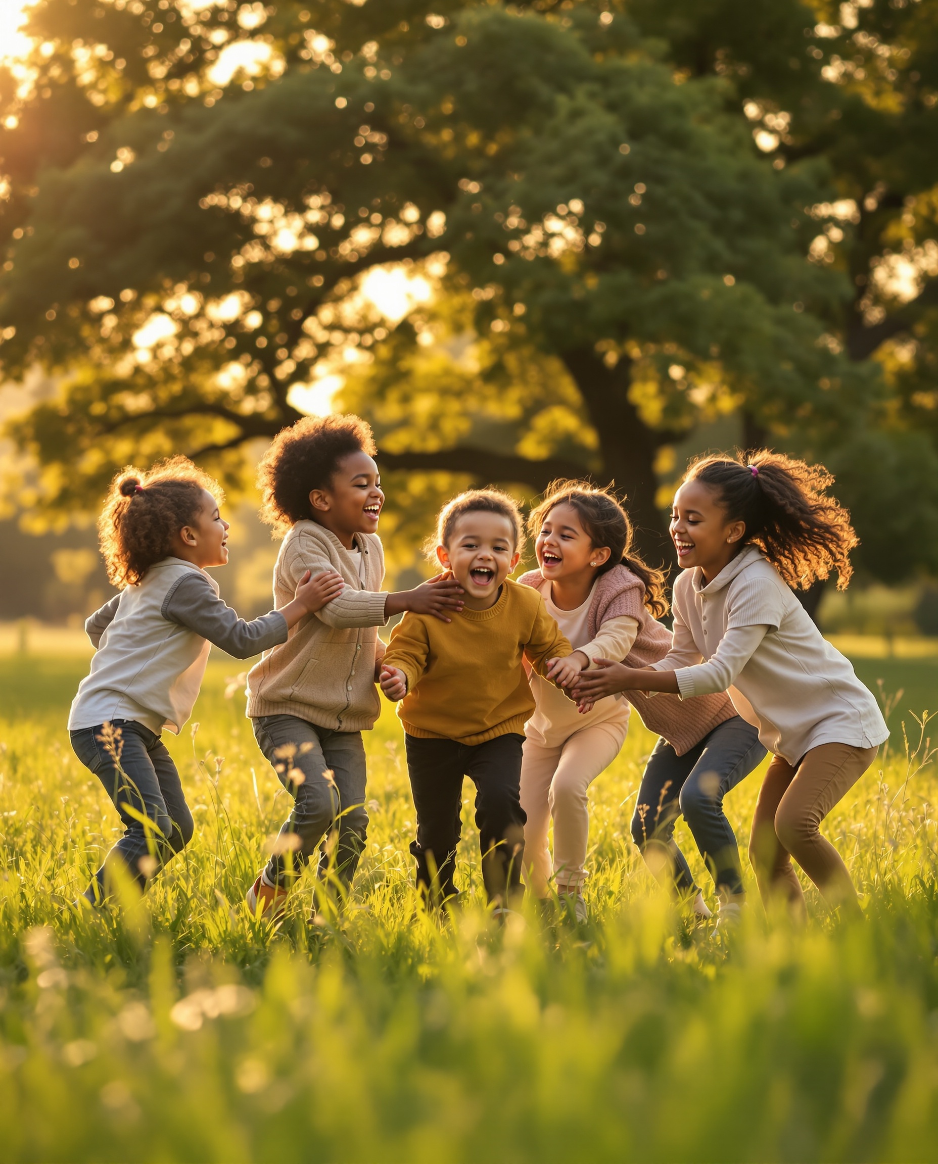 Children playing together at Oak Grove Life Center