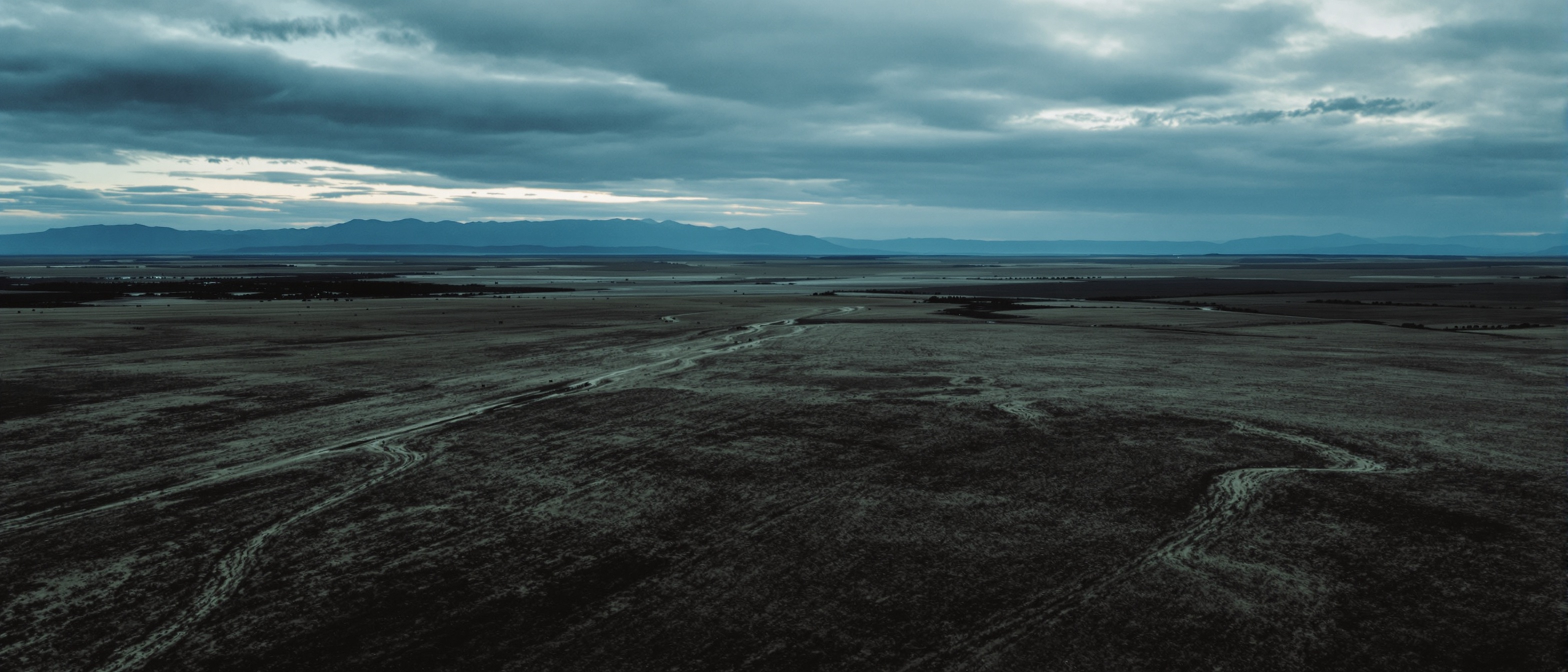 Western ranch landscape