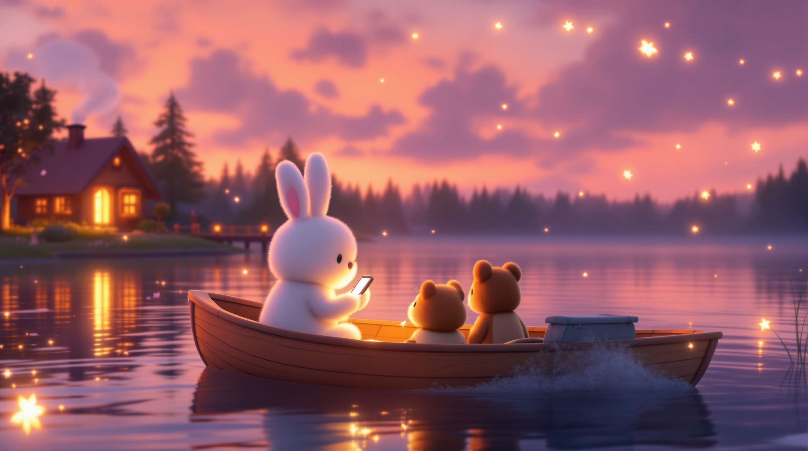 따뜻한 대화 배경