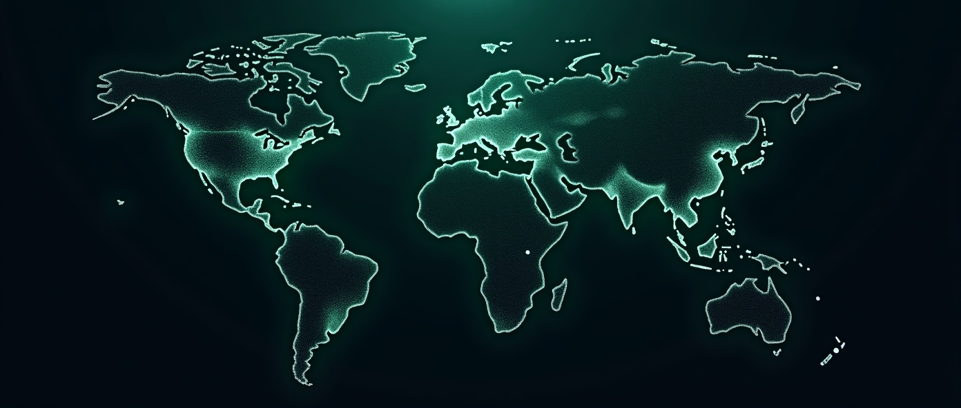 Global network map