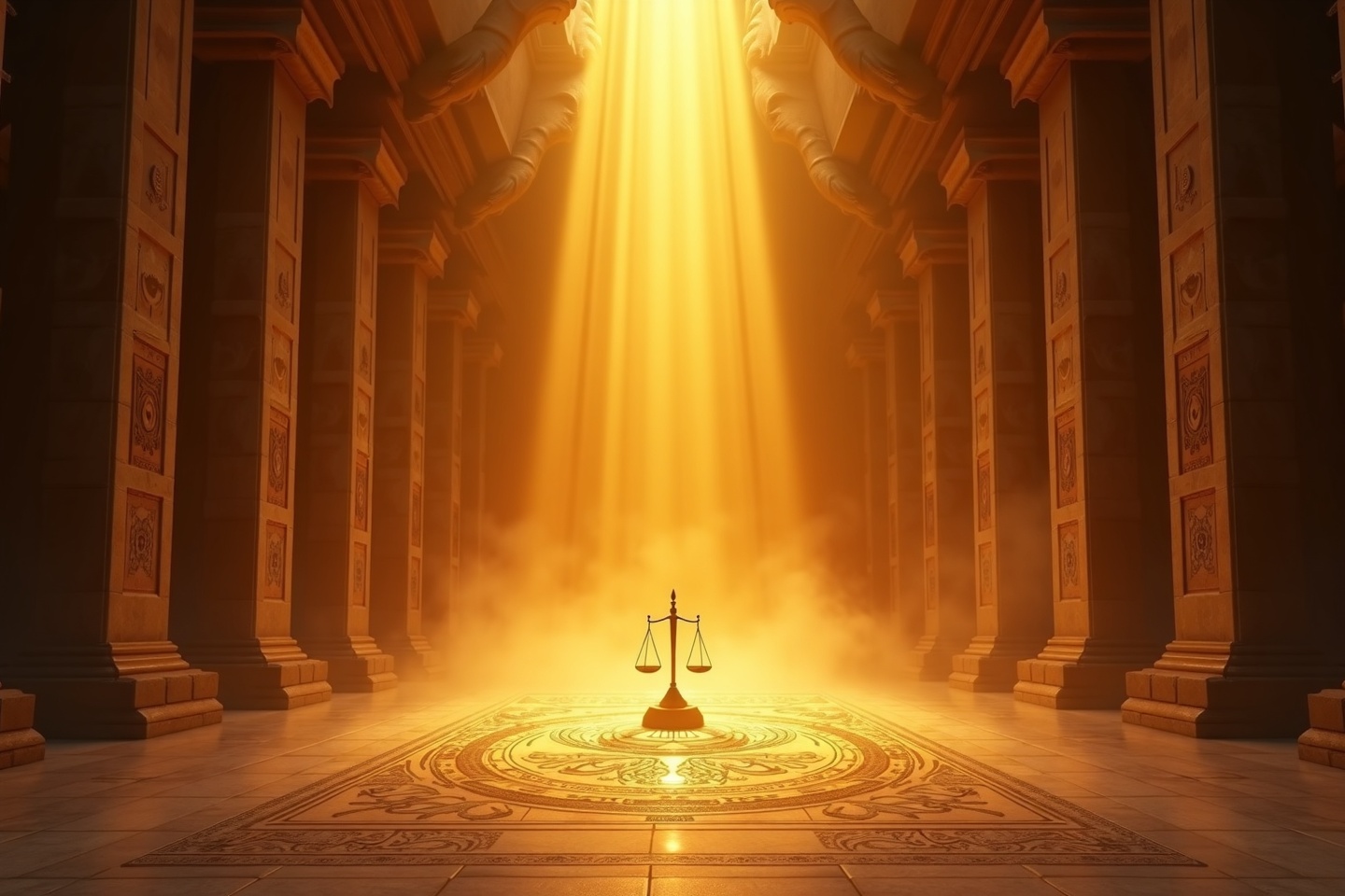 Kadim tapınak — bilgelik ve ışık