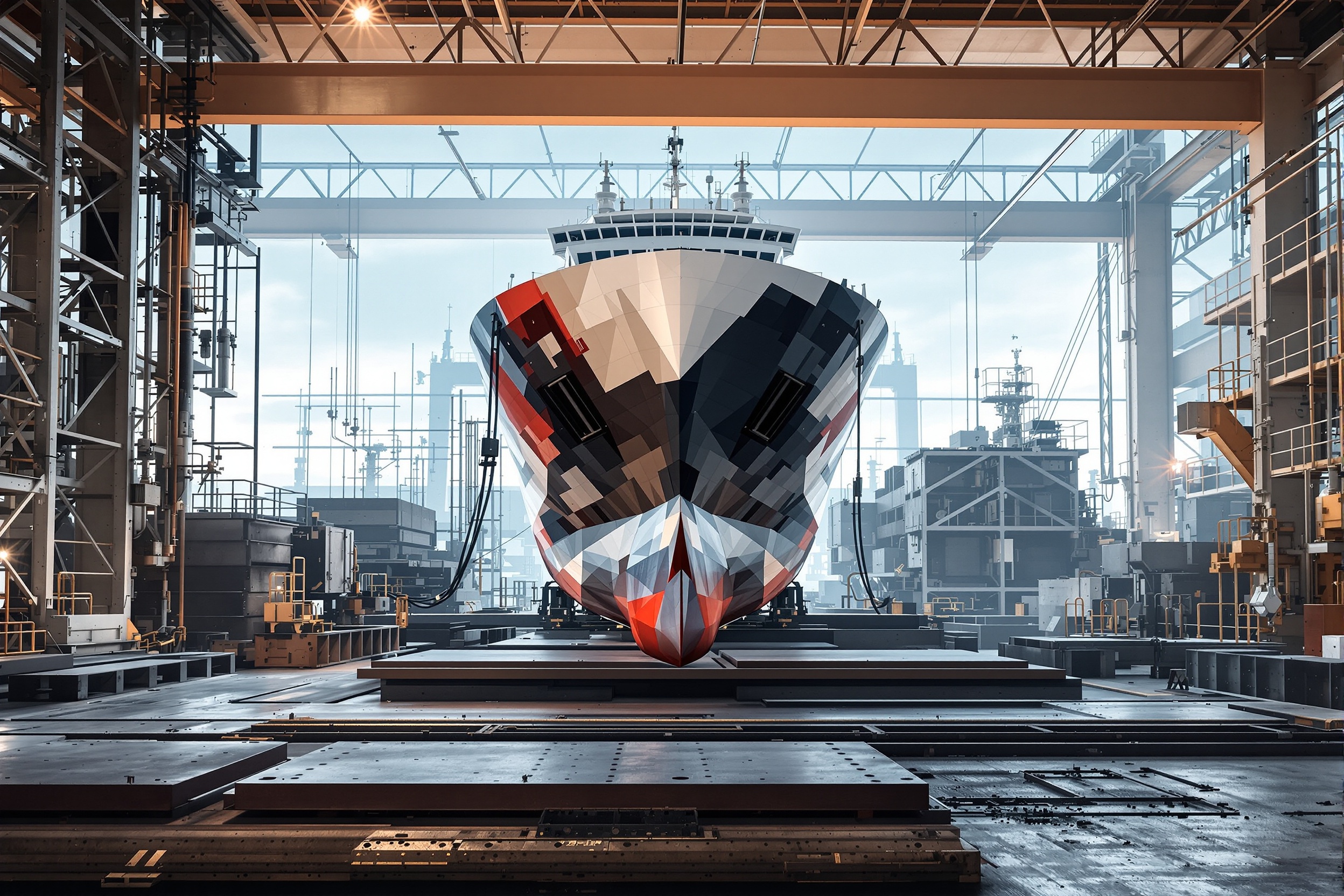 Gemi İnşa Sanayi - AJAN CNC kesim çözümleri uygulama alanı