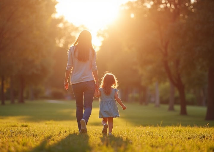 Parent and child walking together feeling hopeful after receiving neurodivergent student support in Florida