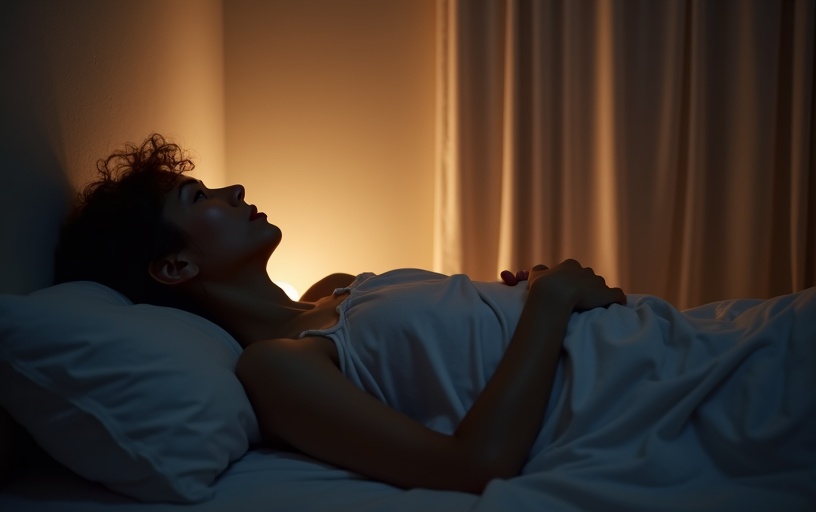 Ansiedade à noite: porque é que os pensamentos pioram antes de dormir