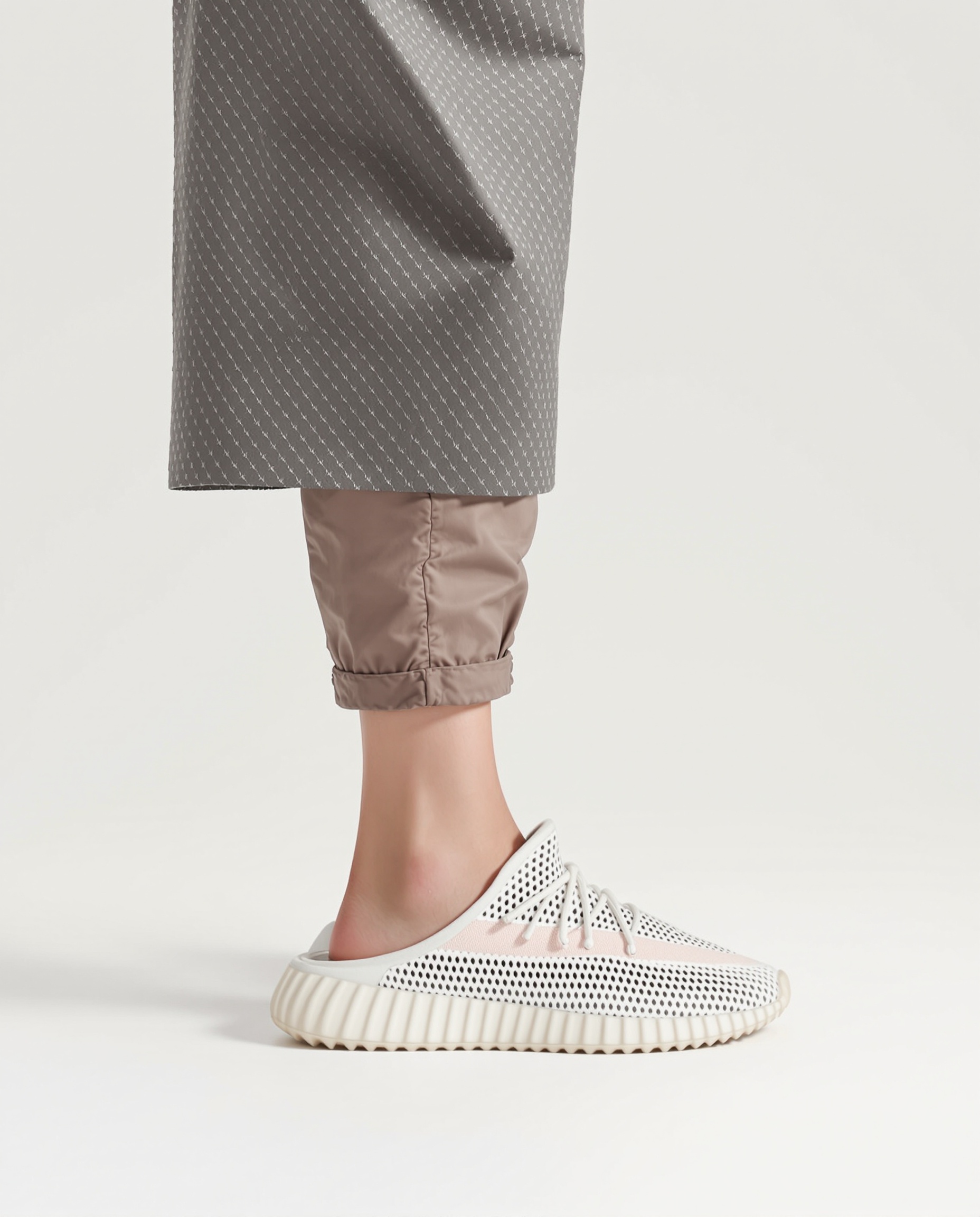 AI-generated illustration for Slide Sandal Example; not a product listing or QC photo