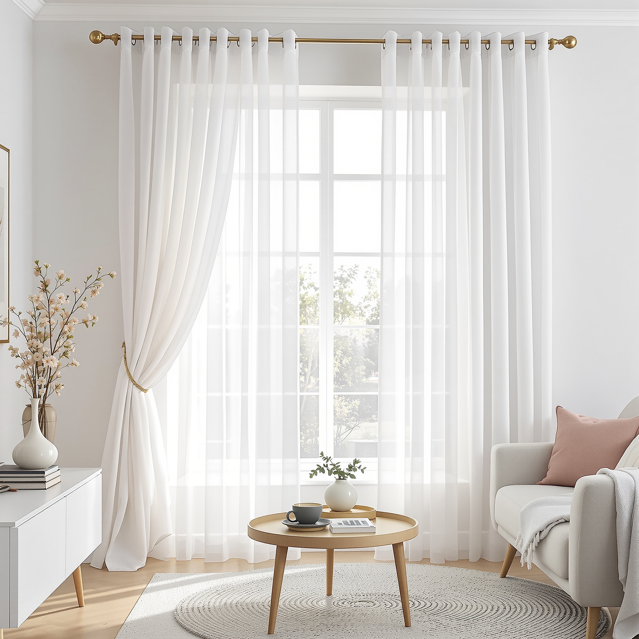 Modern tül perde montajı