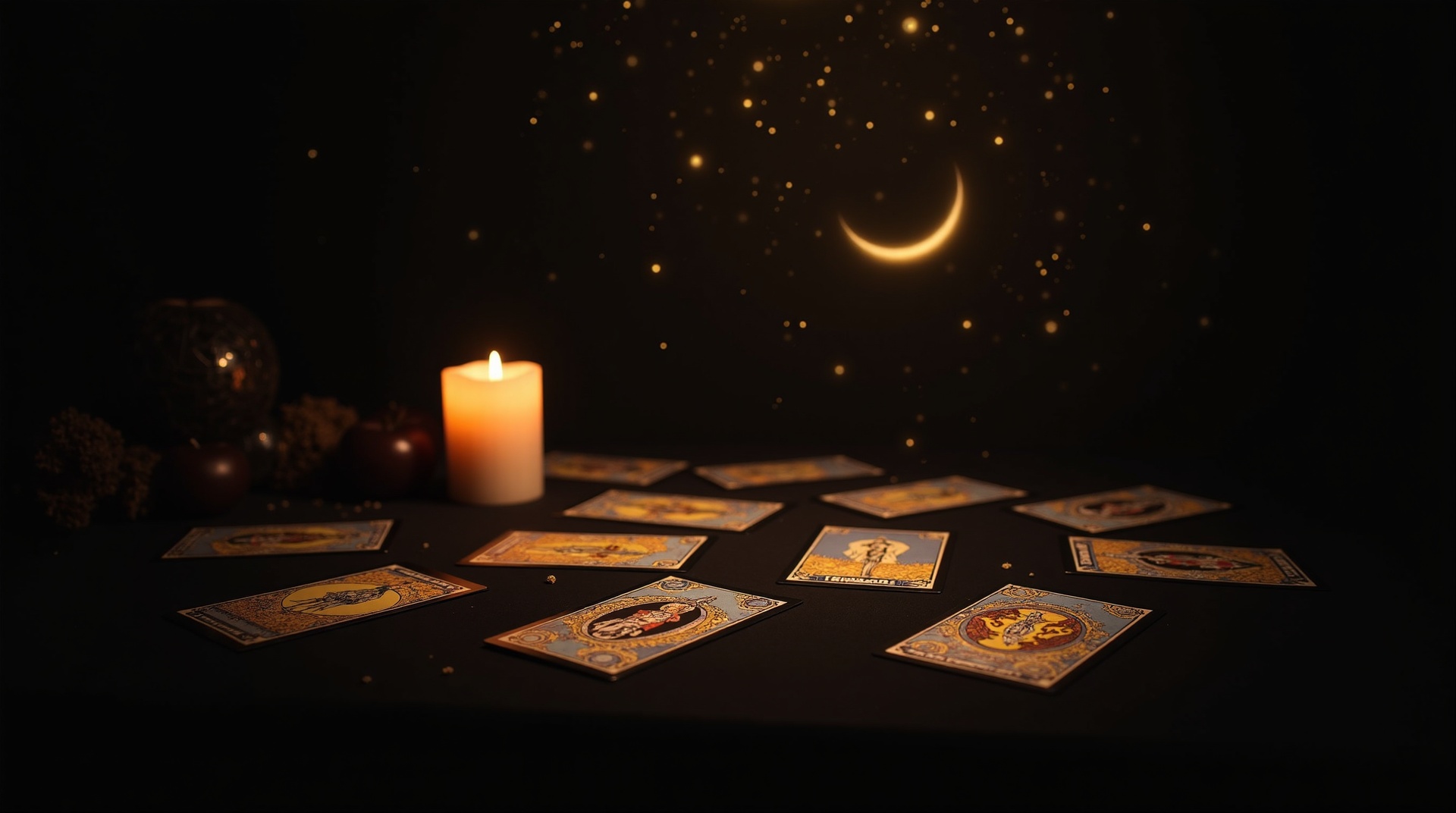 Celeste Tarot fondo místico