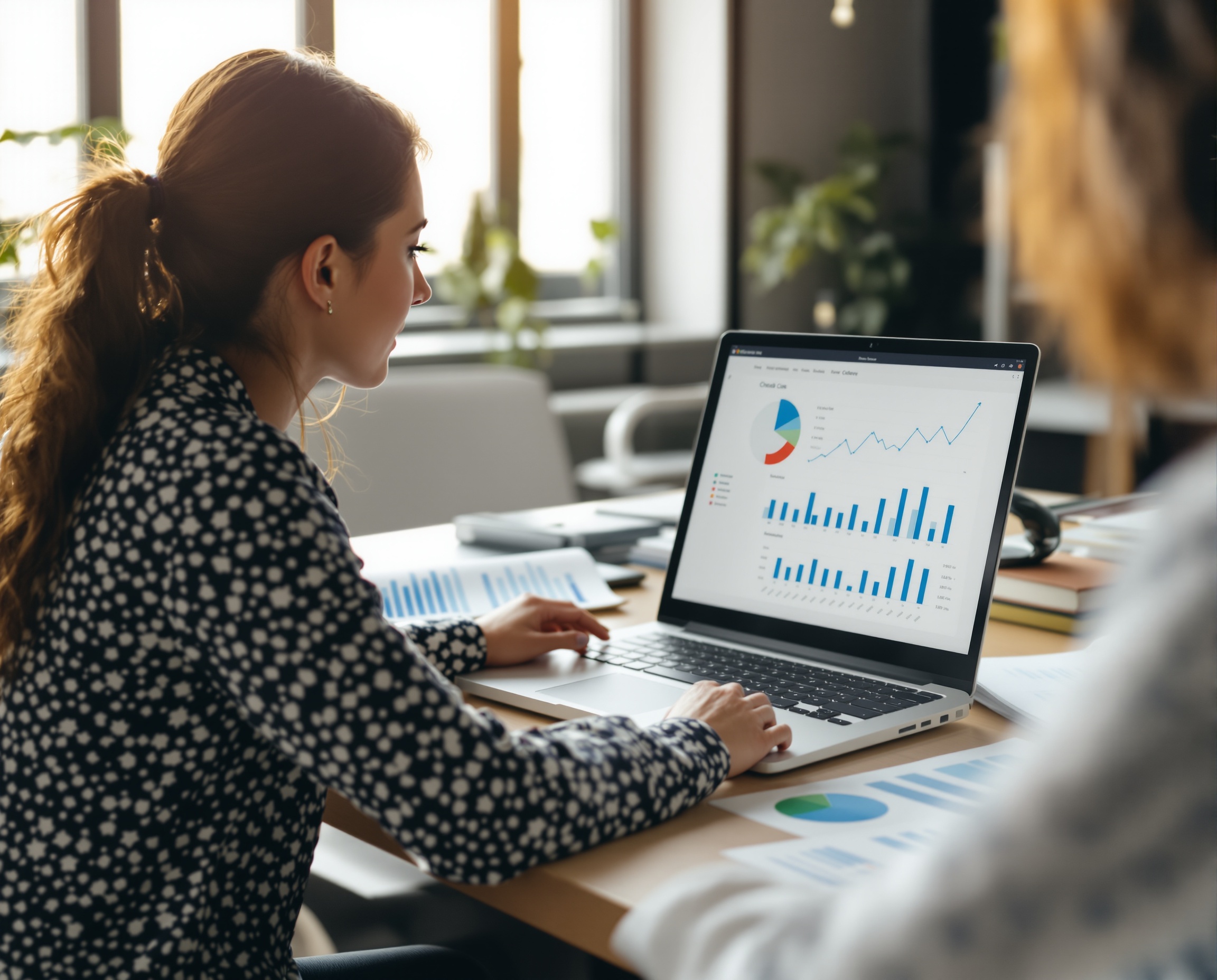 Credit Score Analysis — CreditAI certified specialist reviewing credit reports