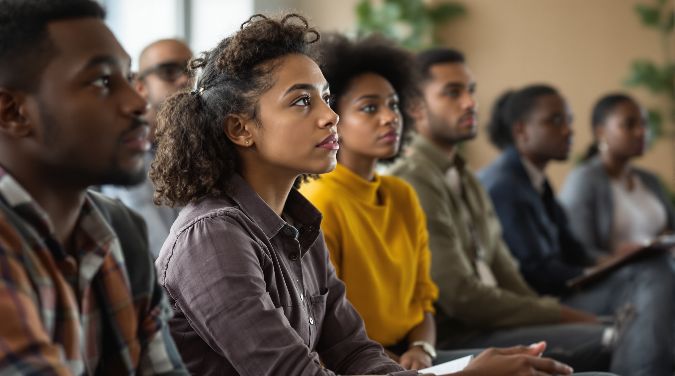 Briefing session participants