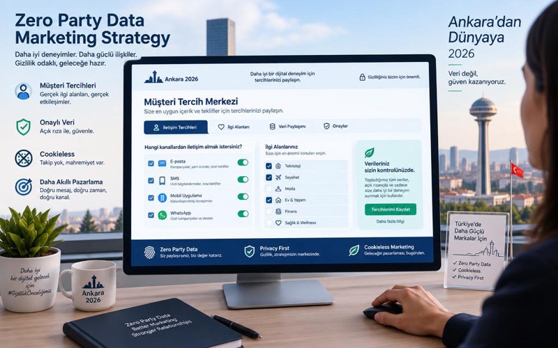 Zero-Party Data: Çerezsiz Pazarlama Çağında Veri Stratejisi 2026