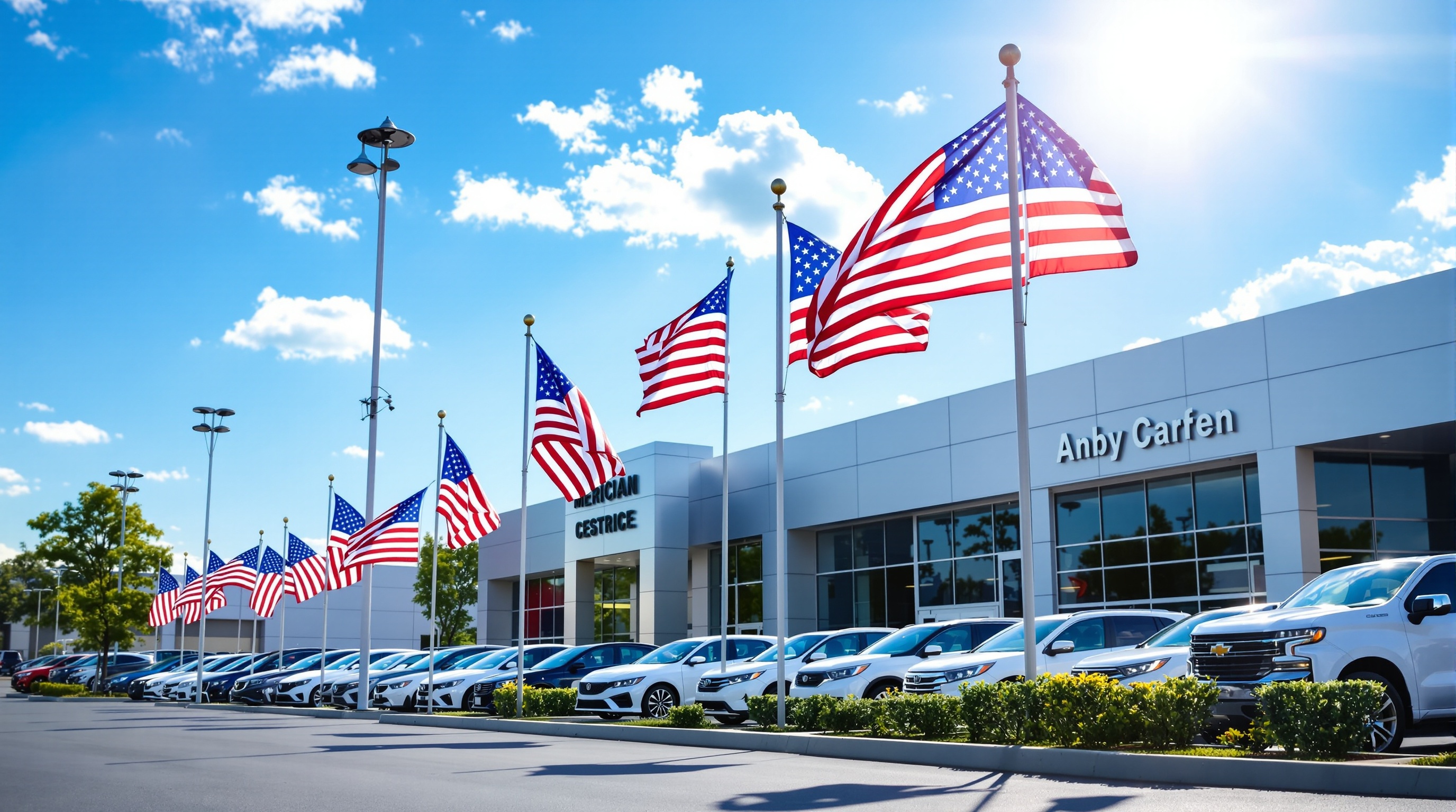 American Car Dealership