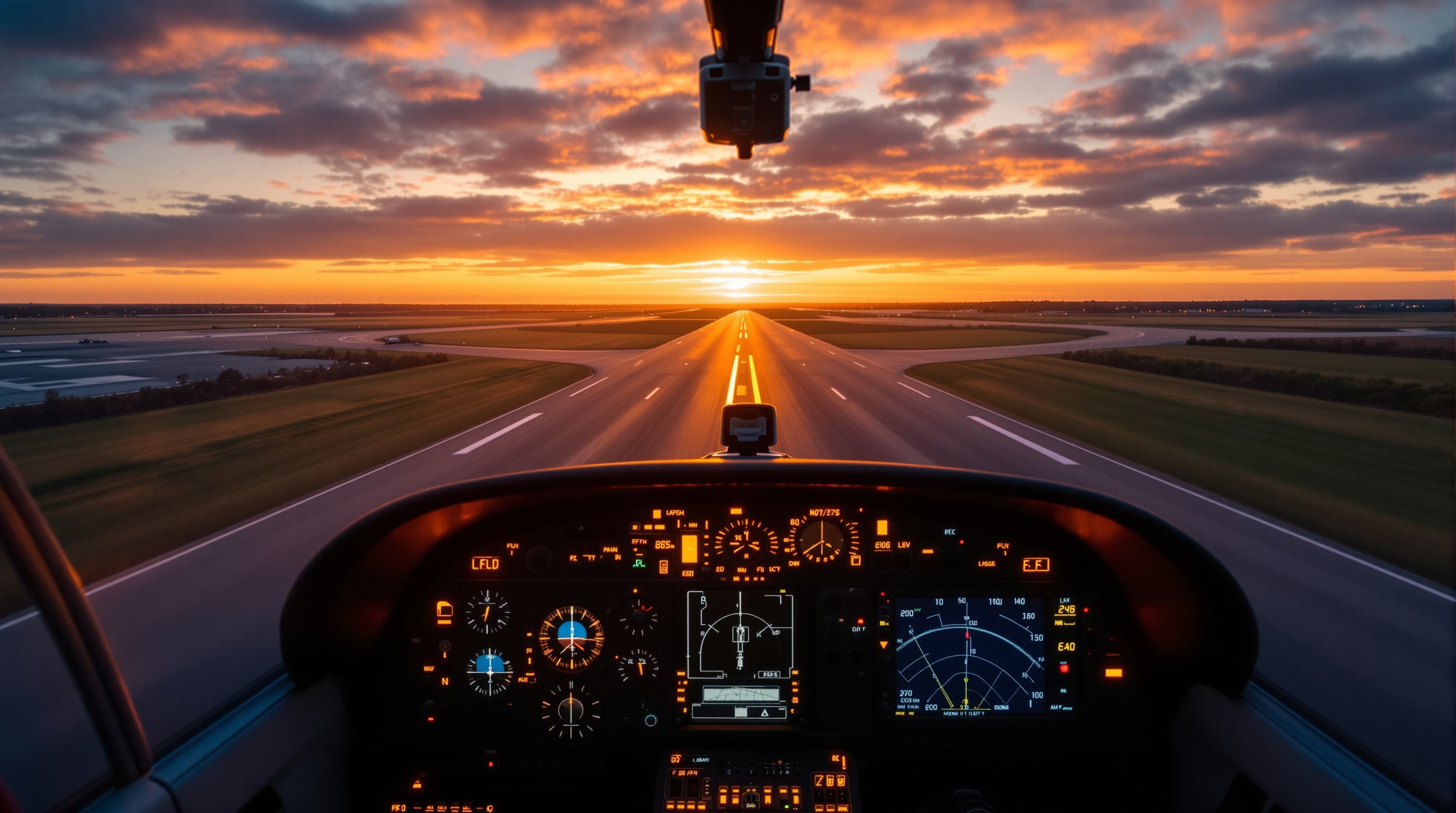 Perfect ILS Approach — KBUR in Gusty Crosswind