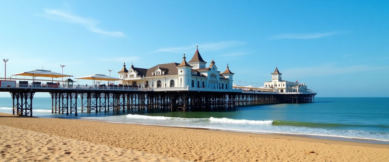 Southport Pier and Lord Street Victorian Architecture - Digital Marketing Services for Southport and Sefton Businesses