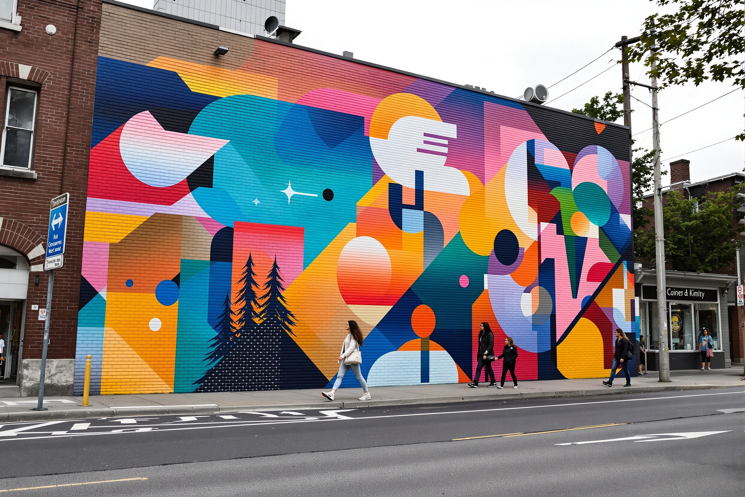 Graffiti Alley Murals - Queen West street-art Toronto lifestyle