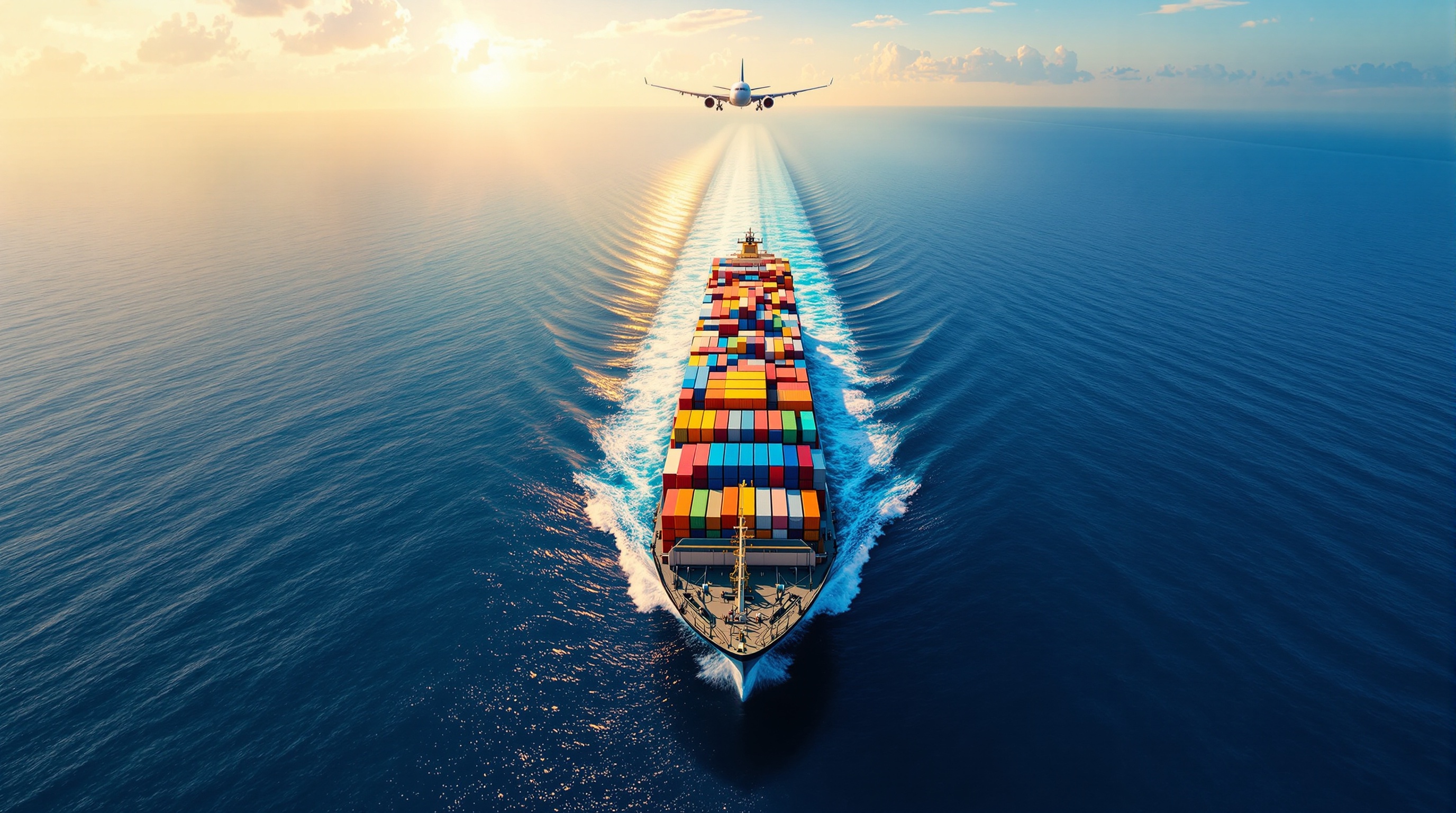 Global Shipping Background