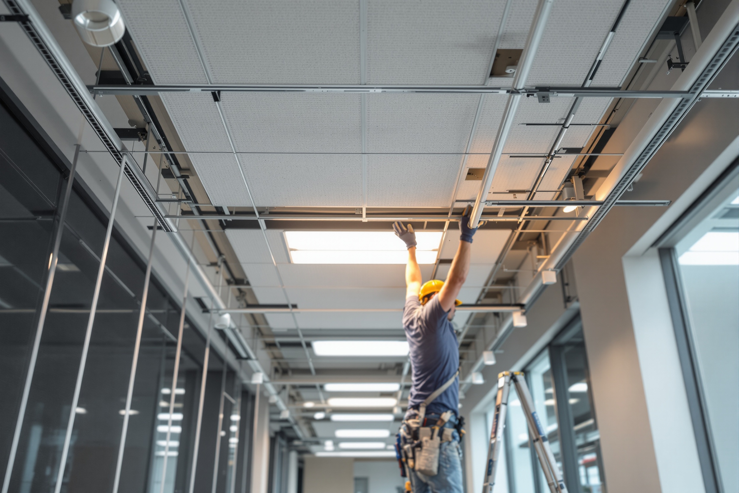 台南辦公室輕鋼架天花板工程