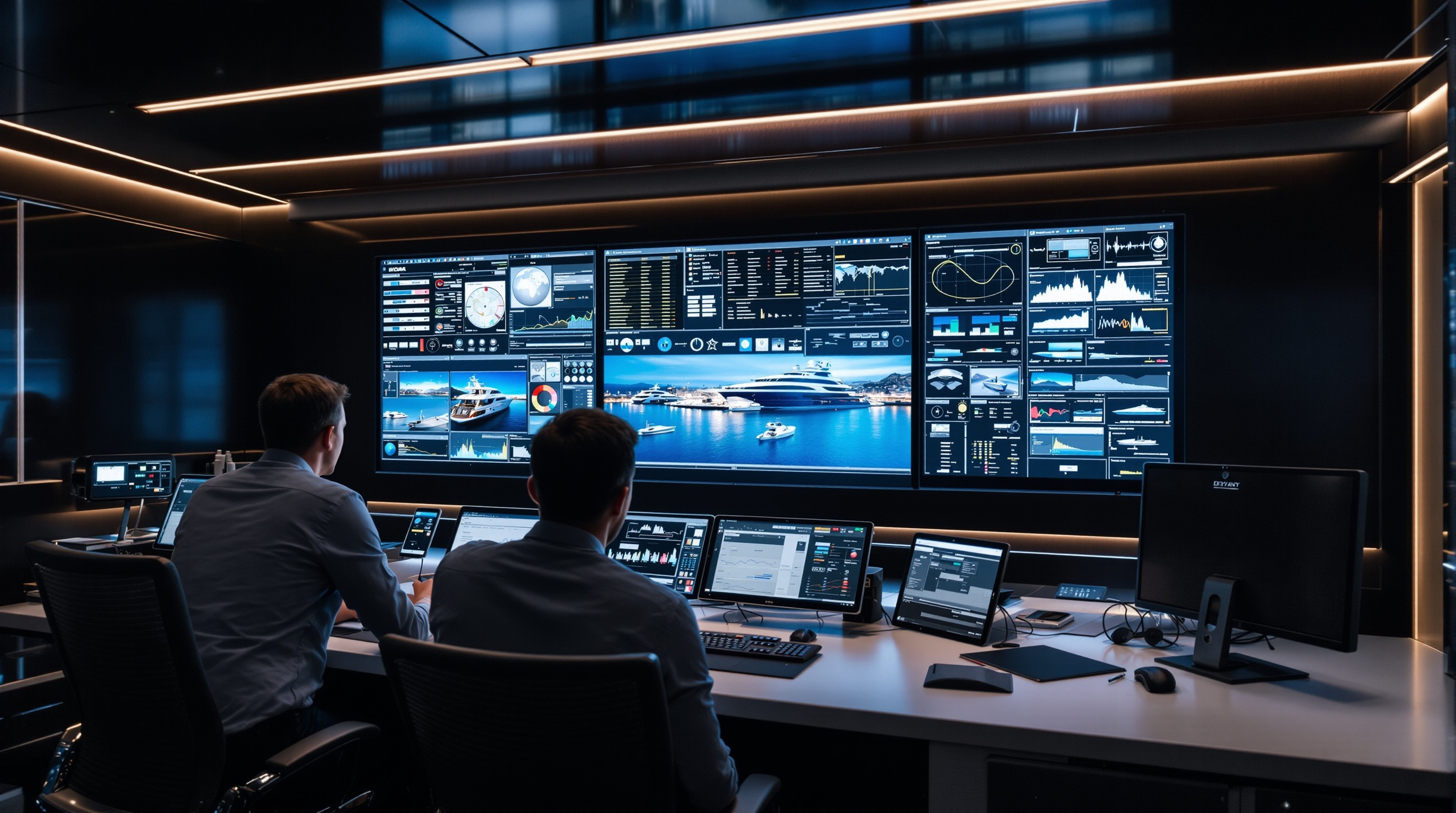 Yacht management team