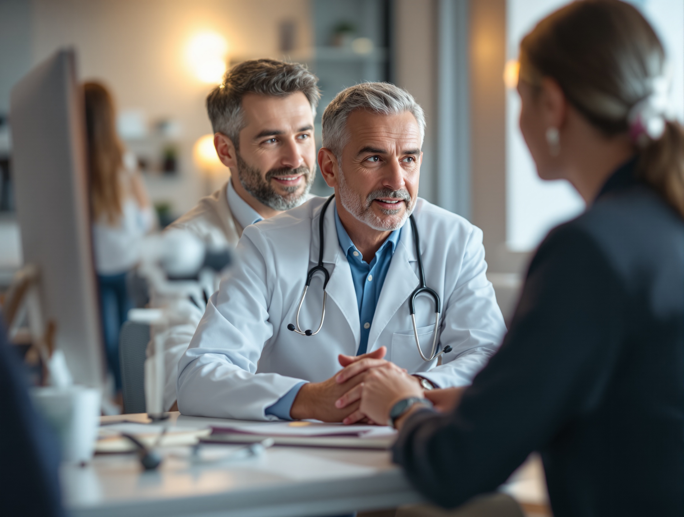 Dr. Sklar M.D. providing medical weight loss and hormone therapy consultation