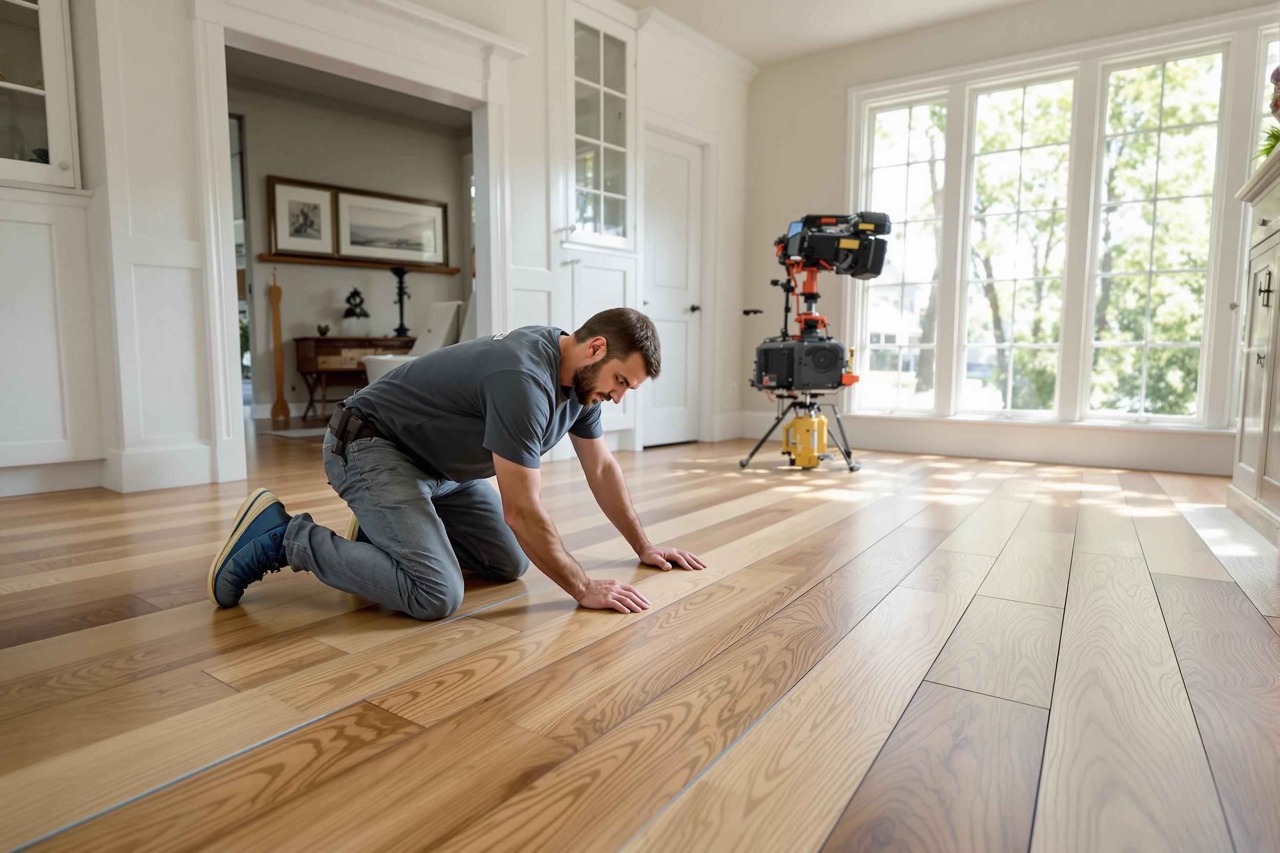 Hardwood Floor Installation