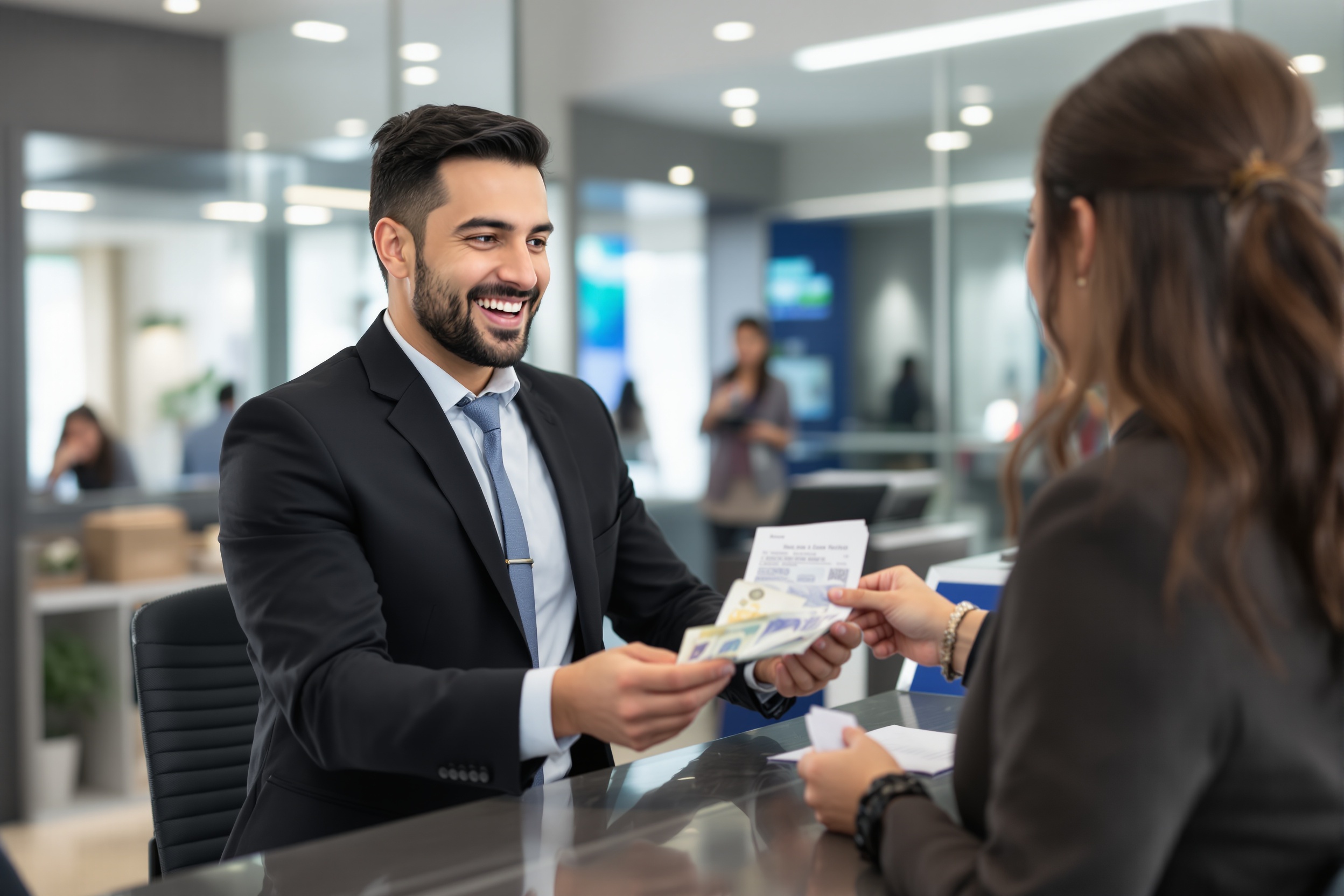 Successful currency exchange transaction