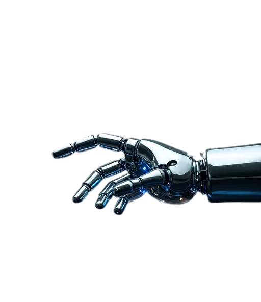 Robotic hand reaching out symbolizing artificial intelligence