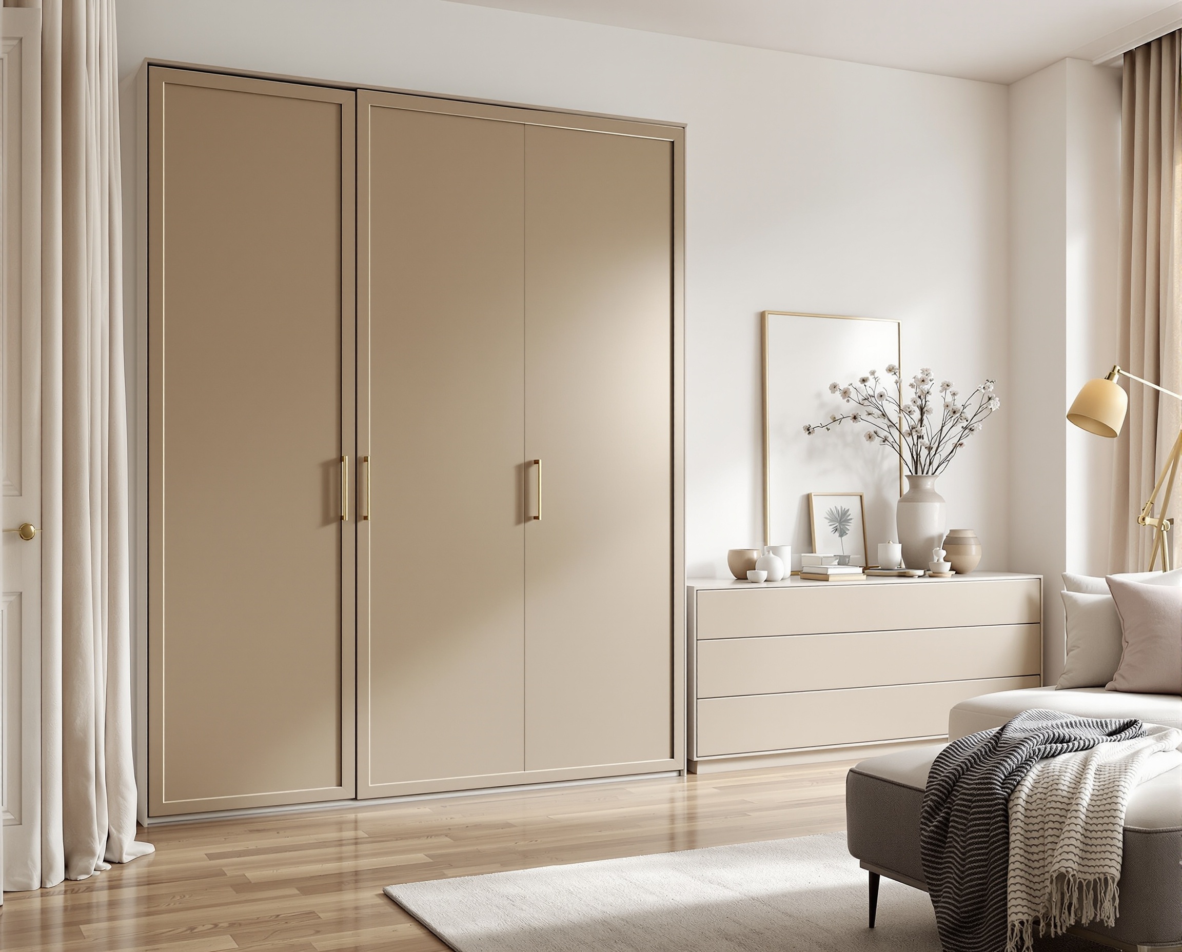 Räume und Möbel folieren – Schränke Türen Wände