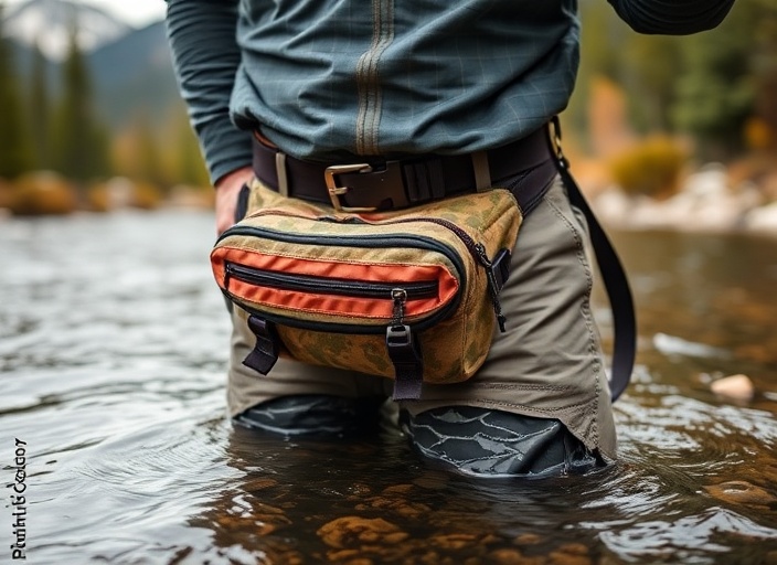 Fly Fishing Waist Pack & Wading Belt Combo