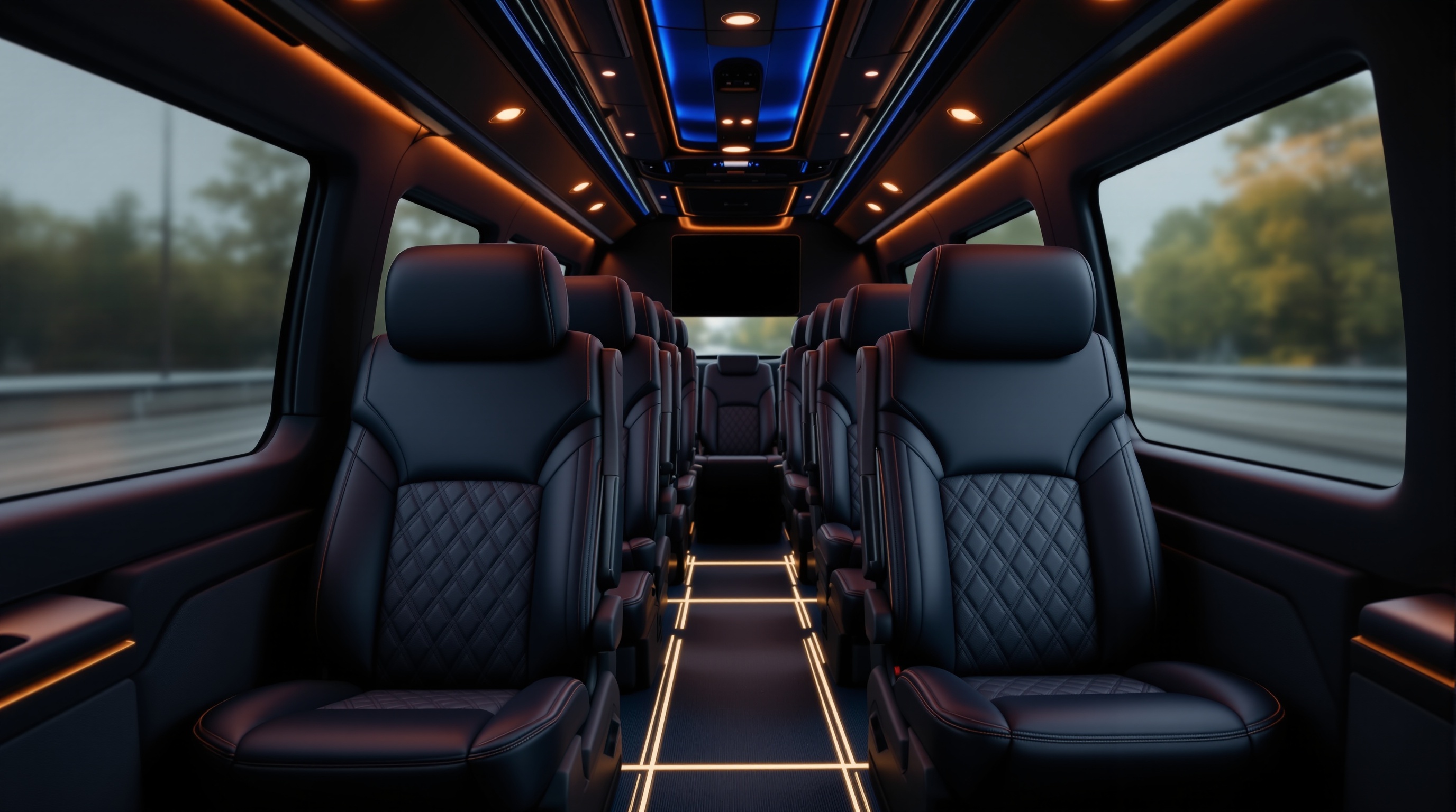 Luxury van interior