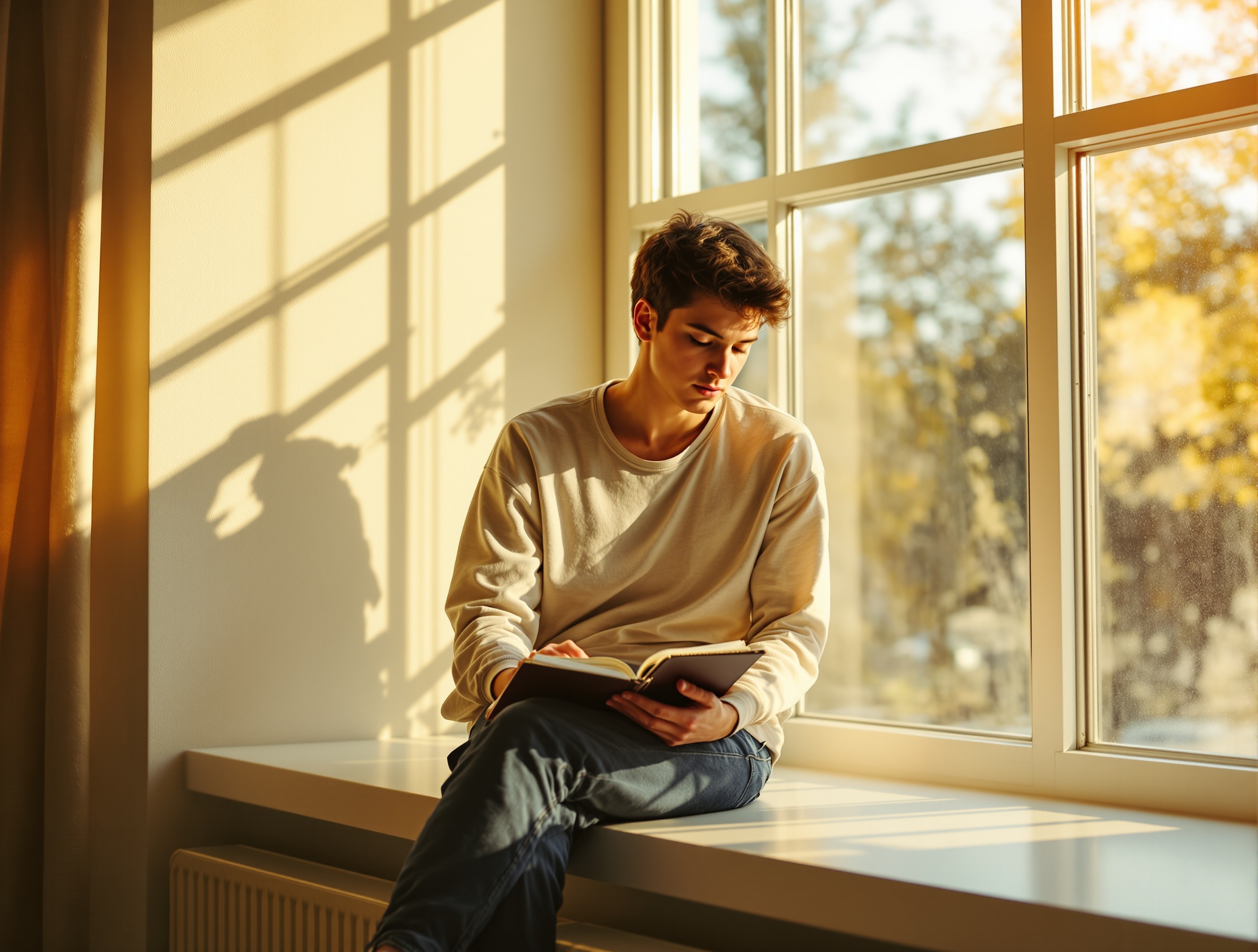 A student in a moment of honest reflection