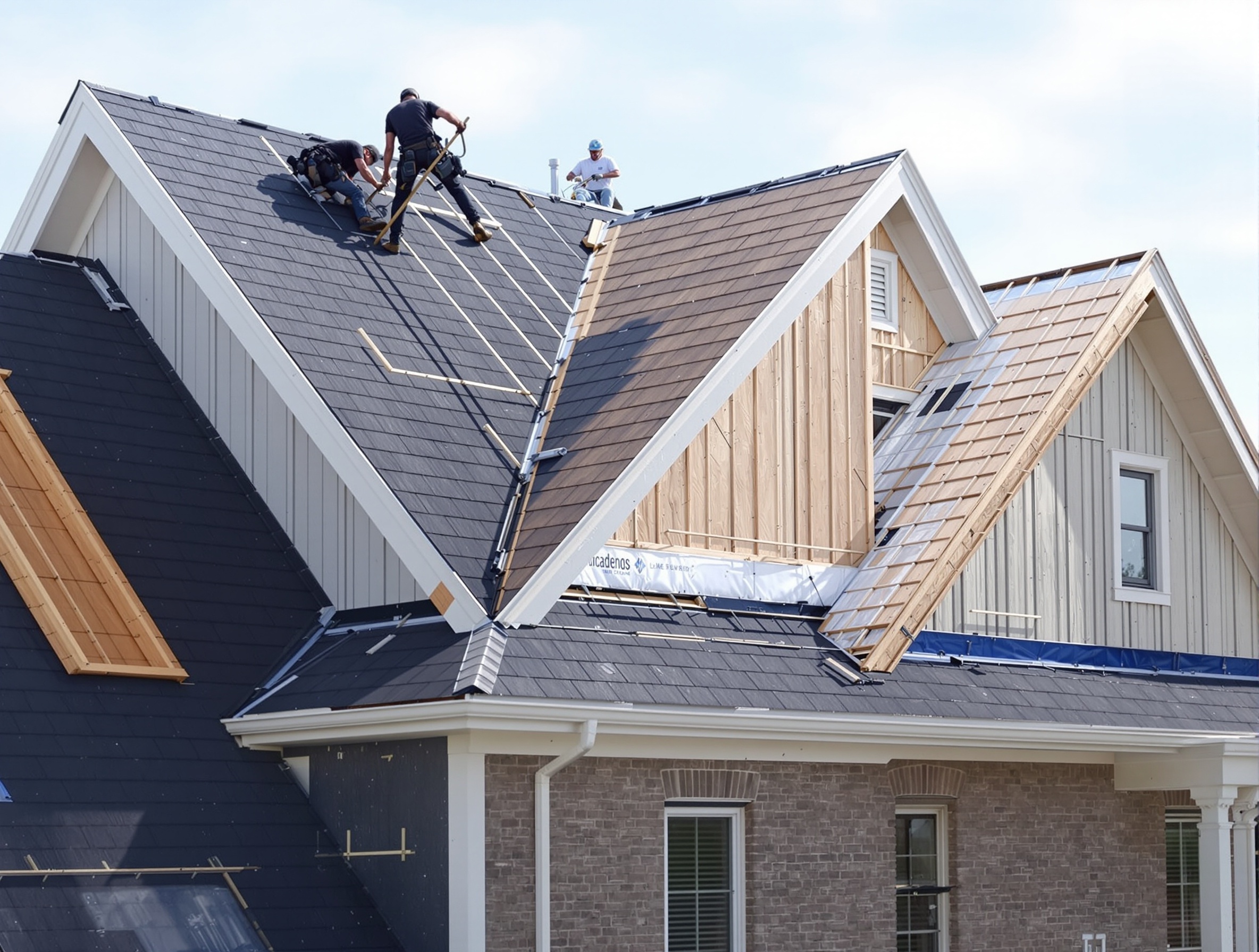 Двускатен покрив - професионално изграждане