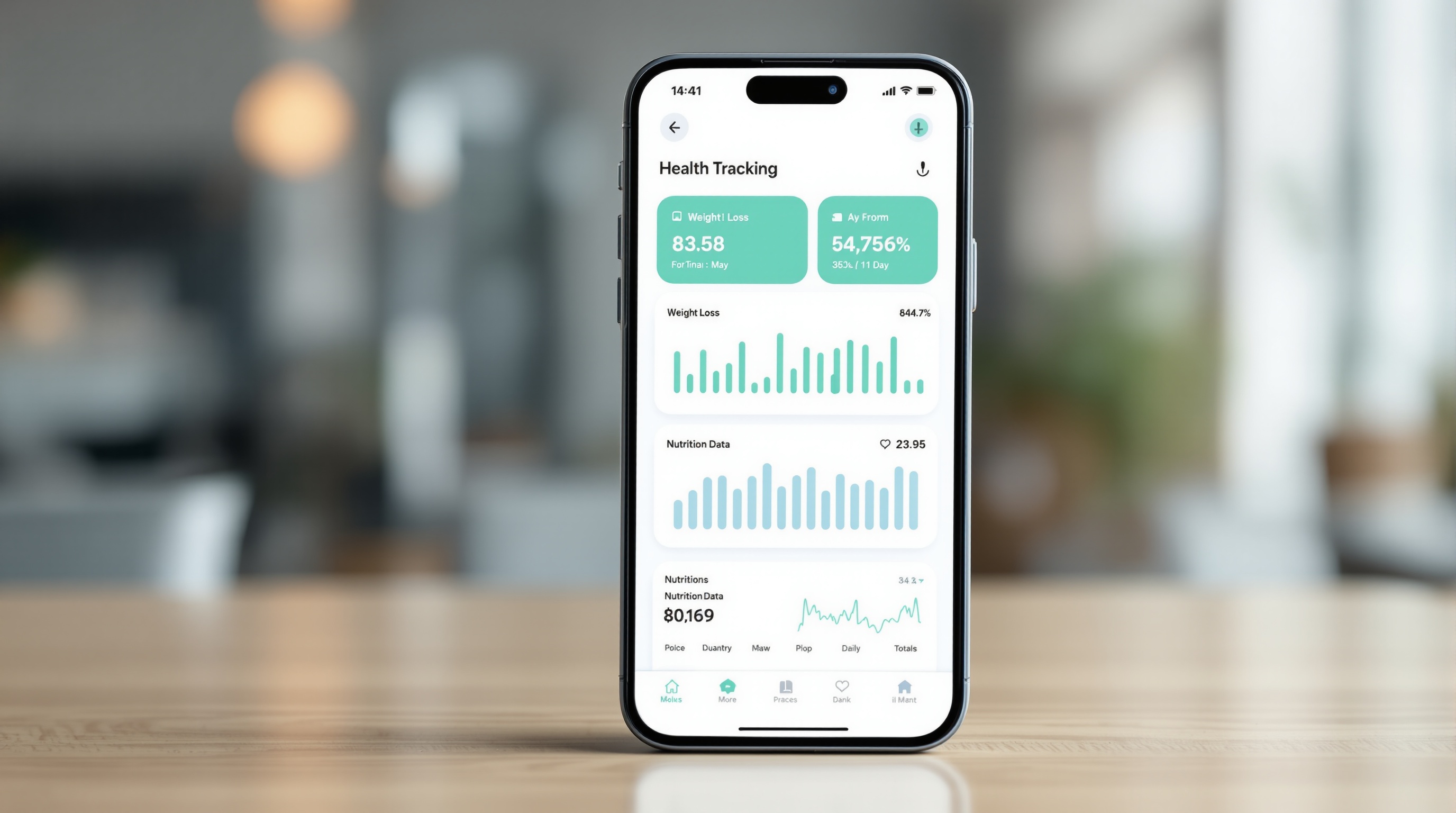 Weight Loss App Interface