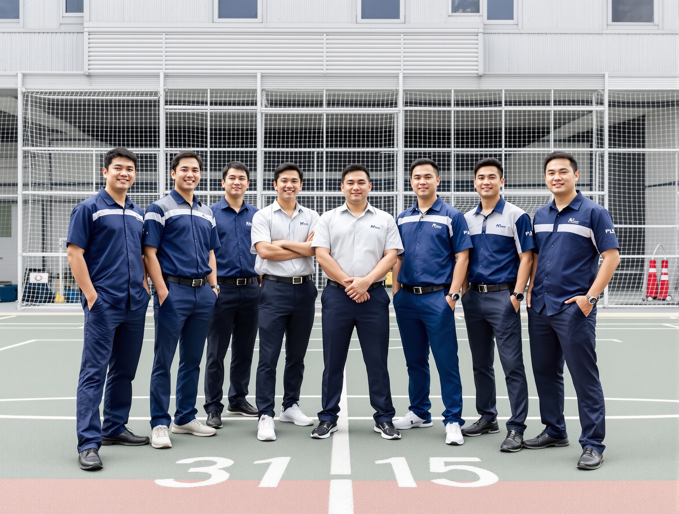 Court Marking Singapore Team