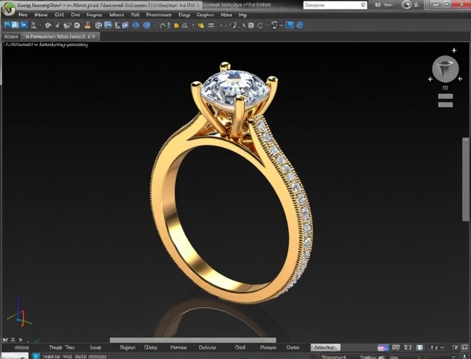 Solitaire Yüzük — 3D Model