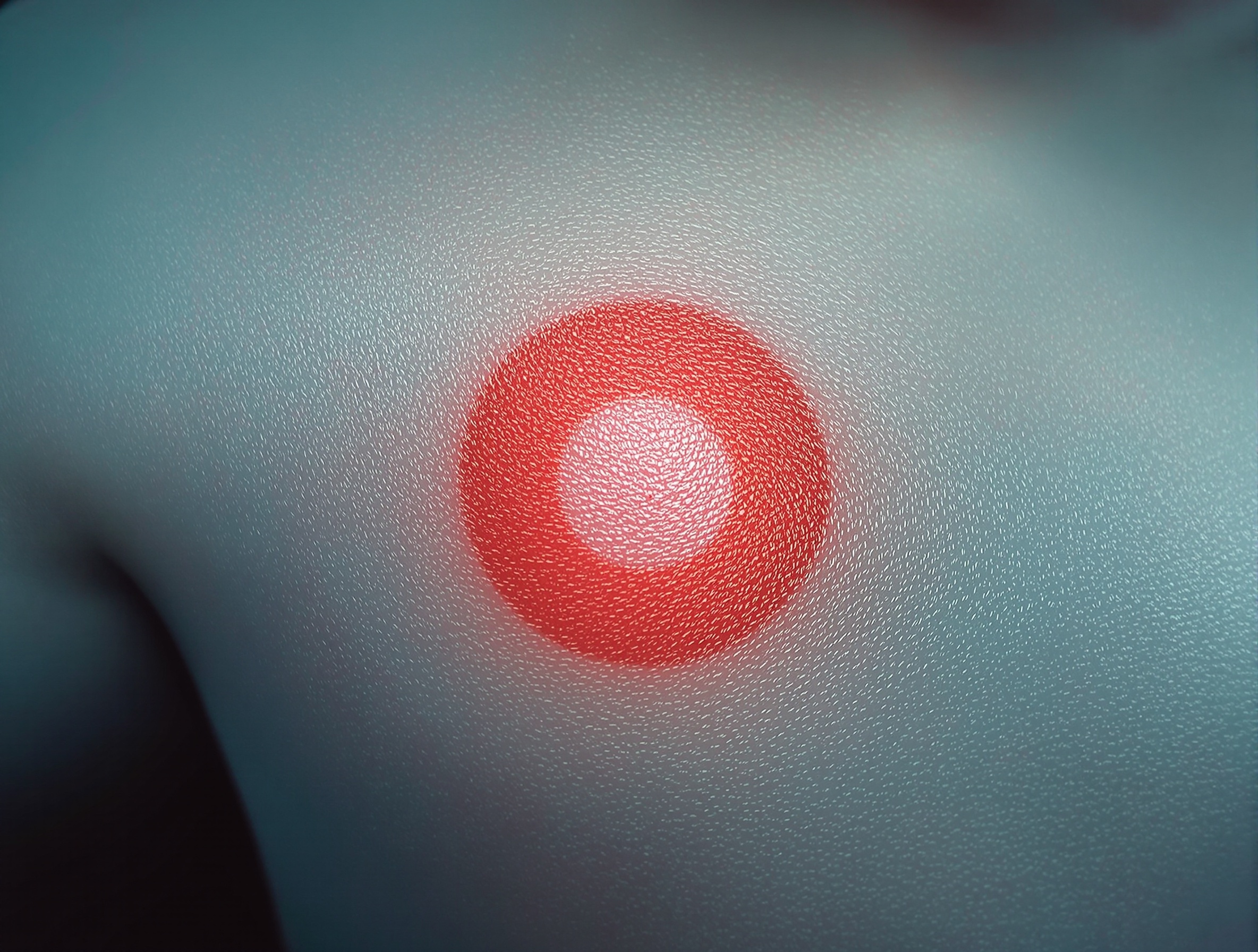 Erythema migrans — the characteristic bull's-eye rash of early Lyme disease