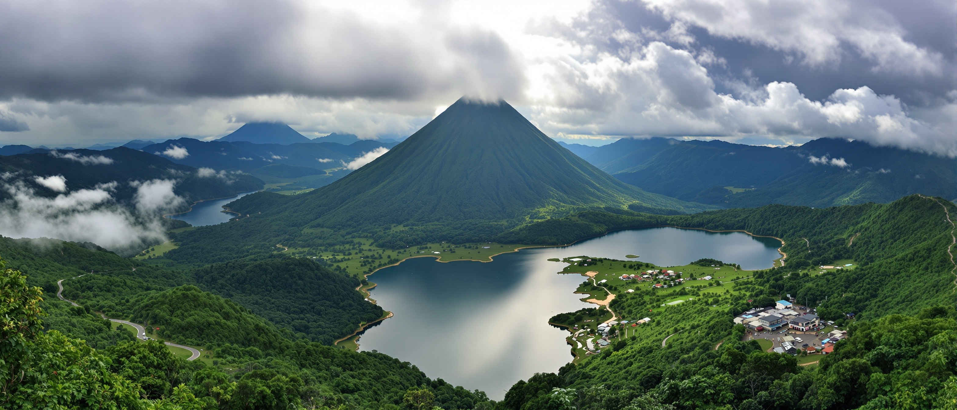Guatemala backpacking route landscape