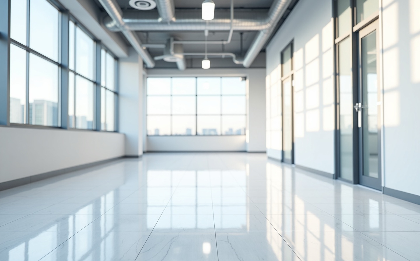 Spotlessly clean commercial office