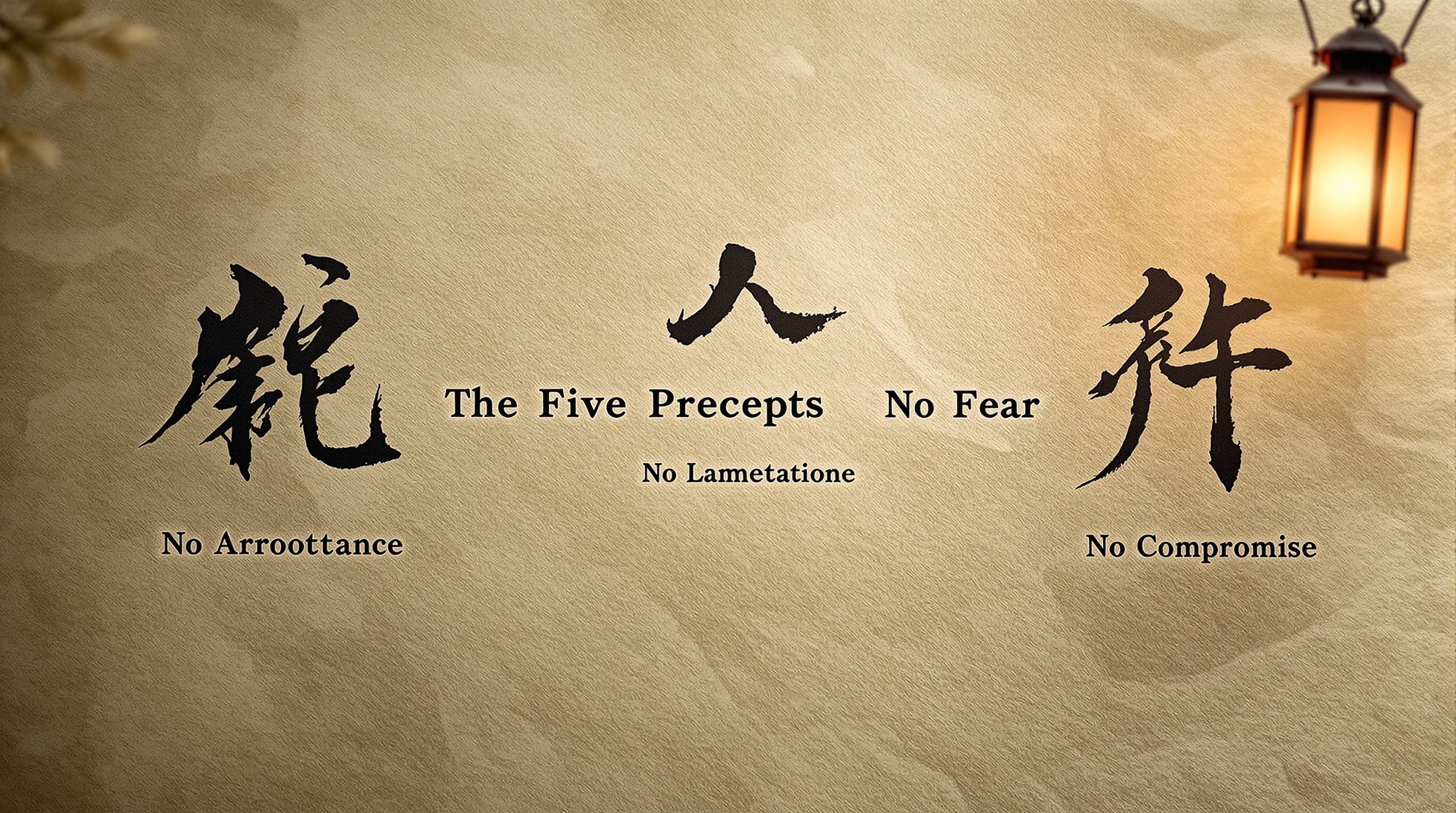 自らを律する五つの言葉