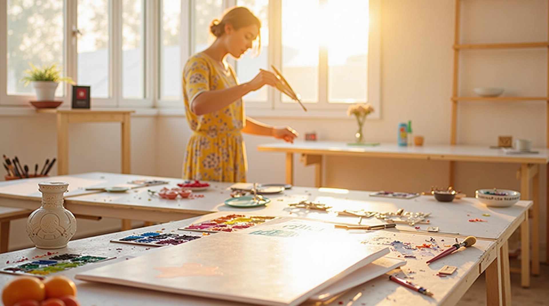 Atelier d'expression artistique à Essaouira