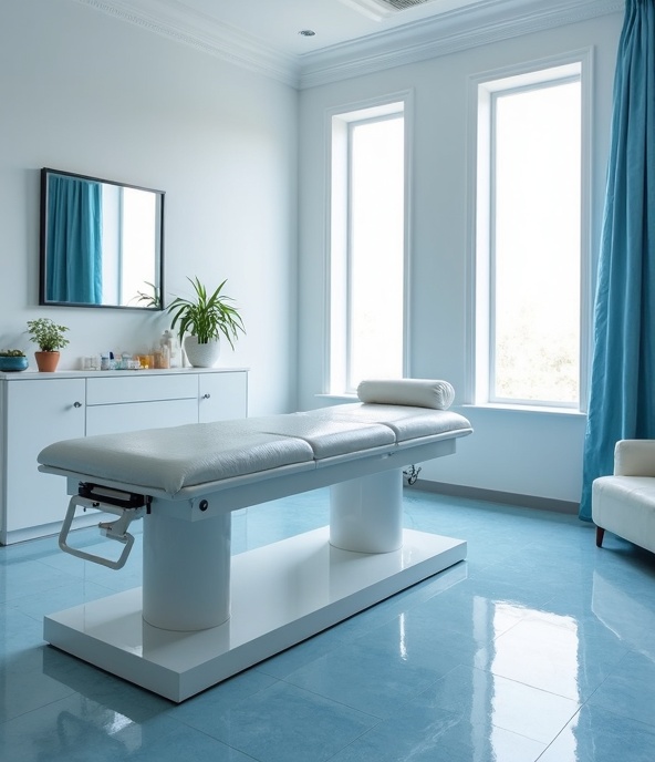 Dr. Cayer chiropractic treatment room