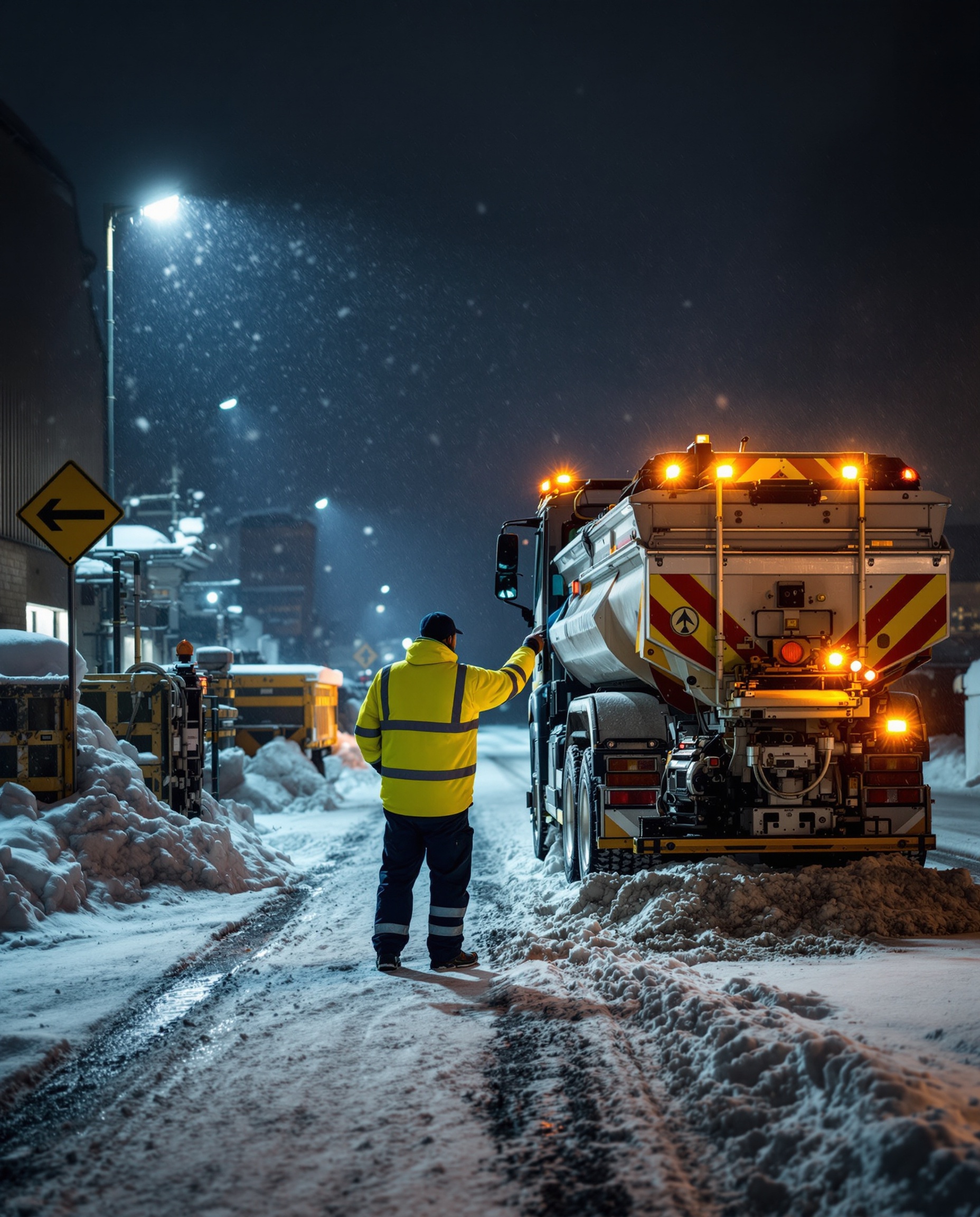 Commercial gritting fleet