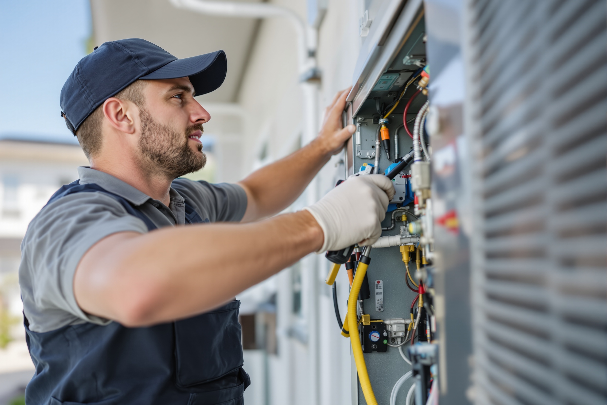 HVAC Technician professional at work