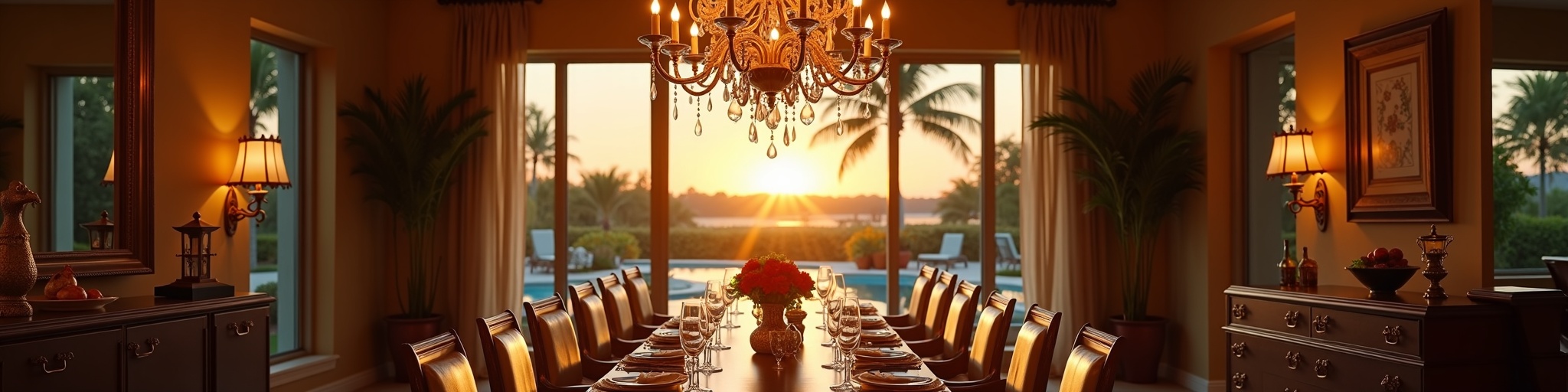 Luxury vacation home interior