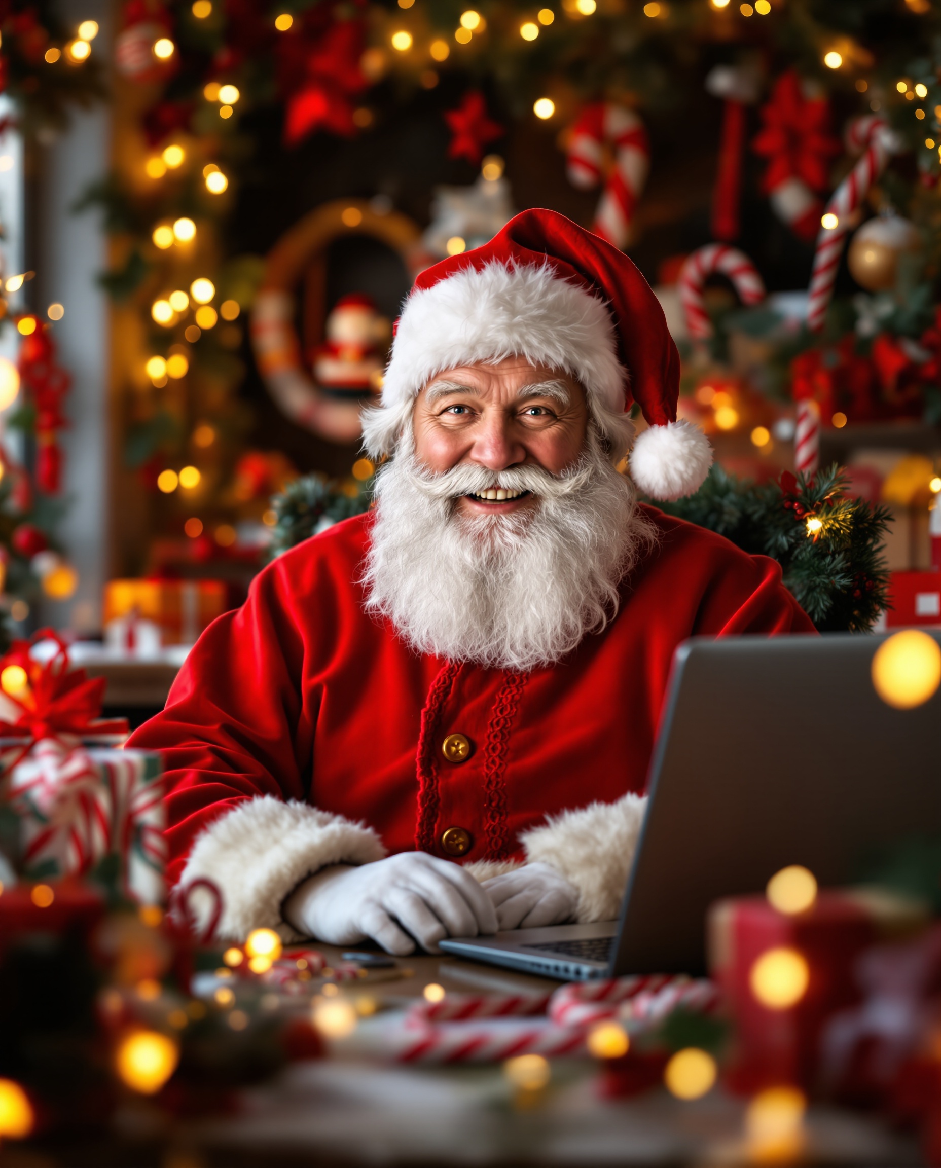 Santa at Help Desk