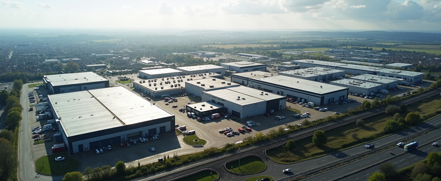 Slough Trading Estate aerial view