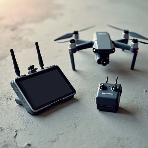 드론과 GPS 장비