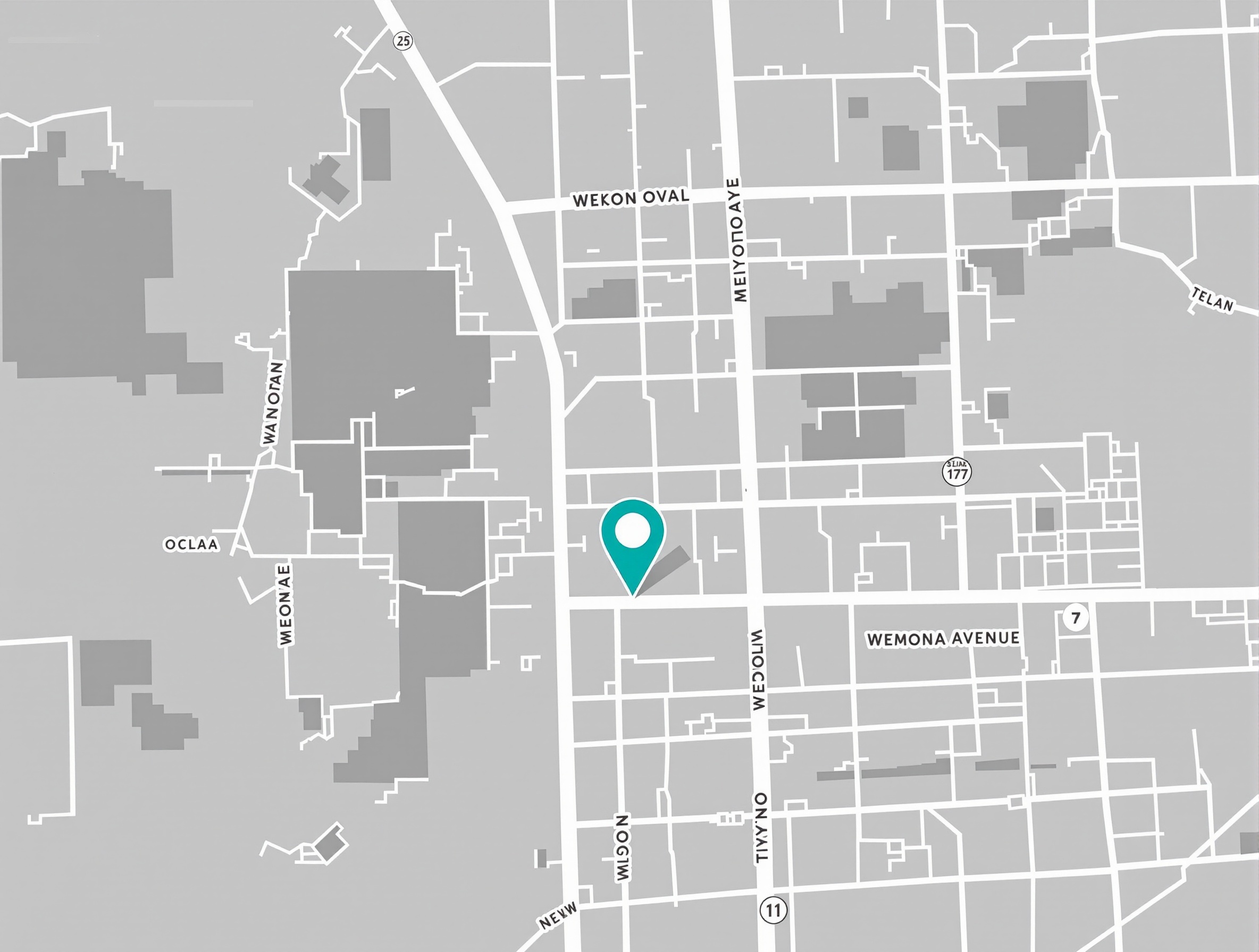 Map of Ocala - Downtown