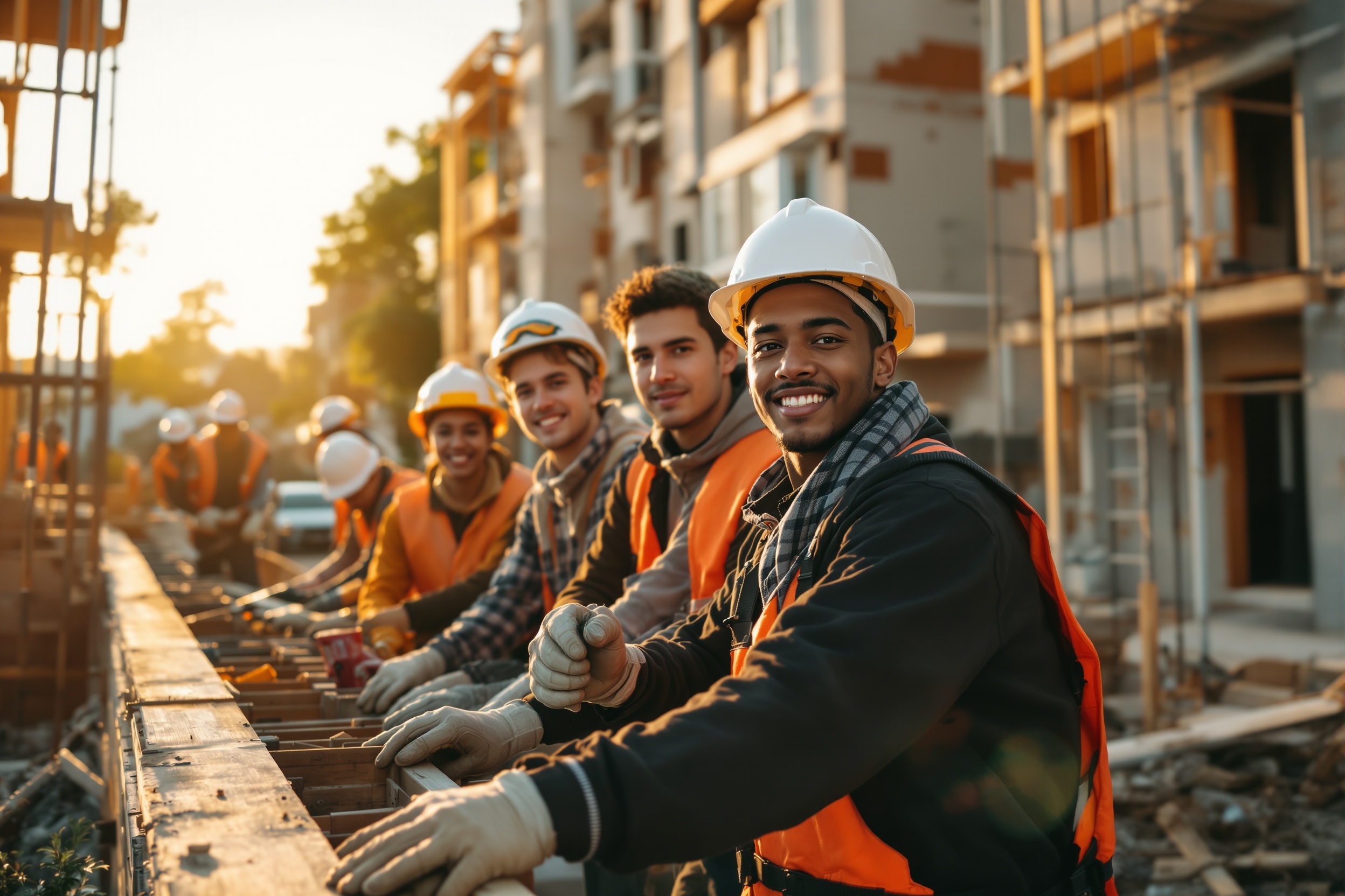 YouthBuild program participants rebuilding community