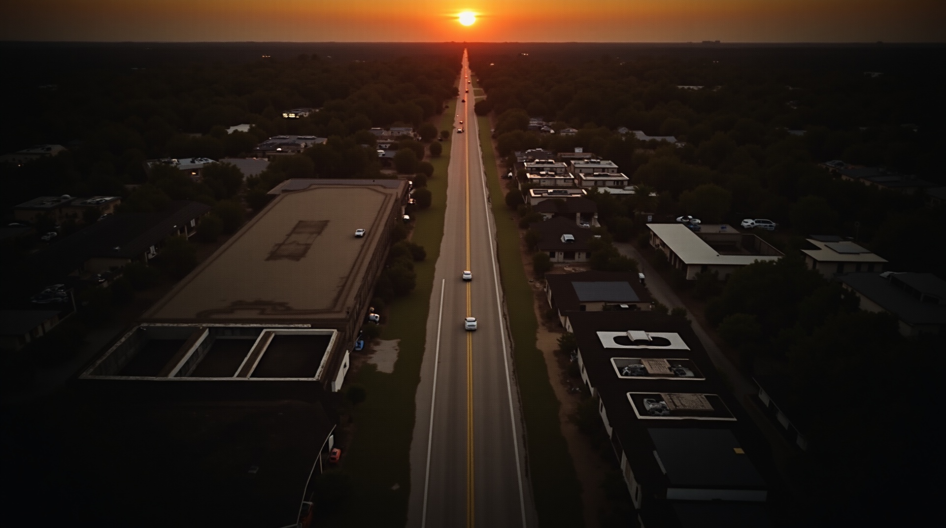 Dual construction platform aerial view representing Coastal Monolithic business model